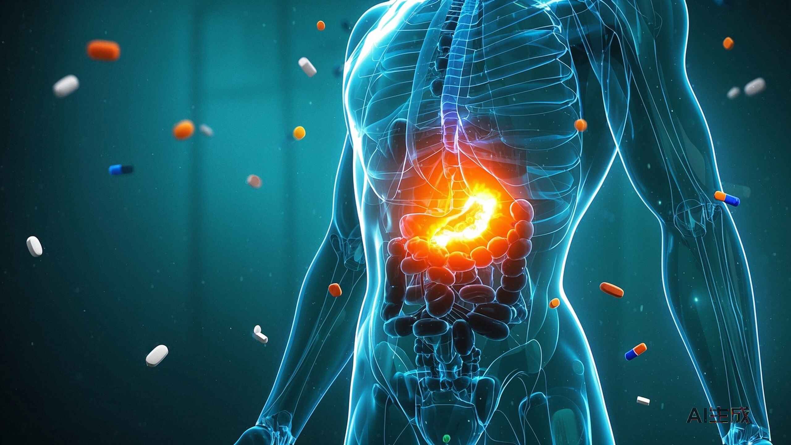 科普，🩺 了解结肠恶性肿瘤及其症状、致病因素、诊断与治疗封面图