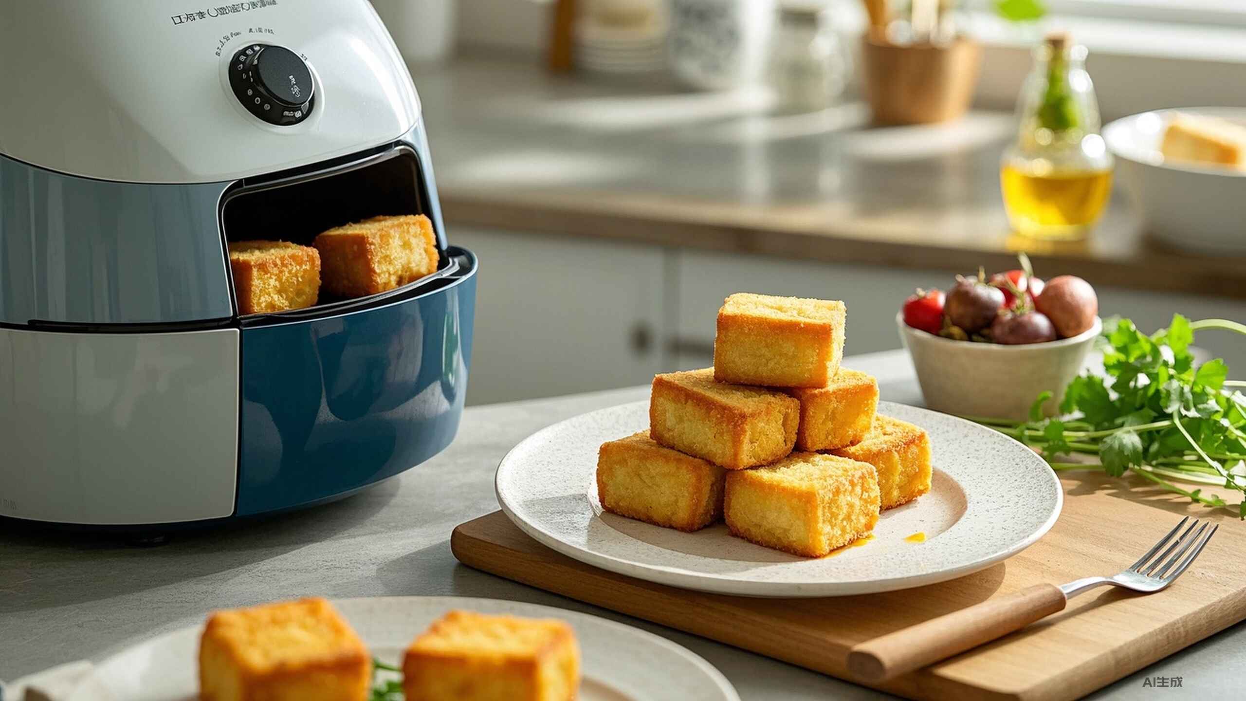 科普，酥脆香辣，空气炸锅版<span style="color: #da4707">臭豆腐</span>的美味揭秘