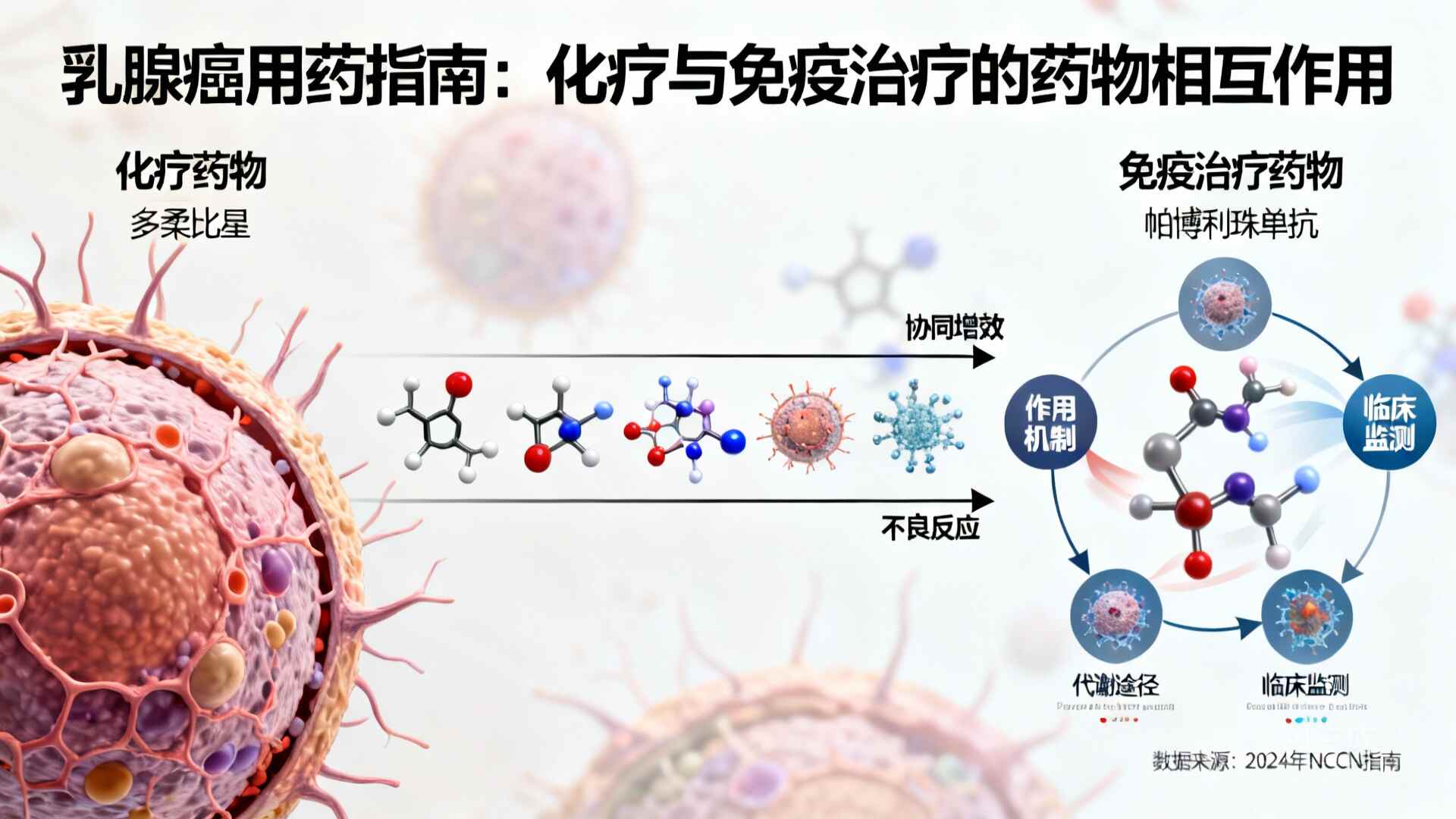 科普,乳腺癌分期2治疗药物用药全指南封面图