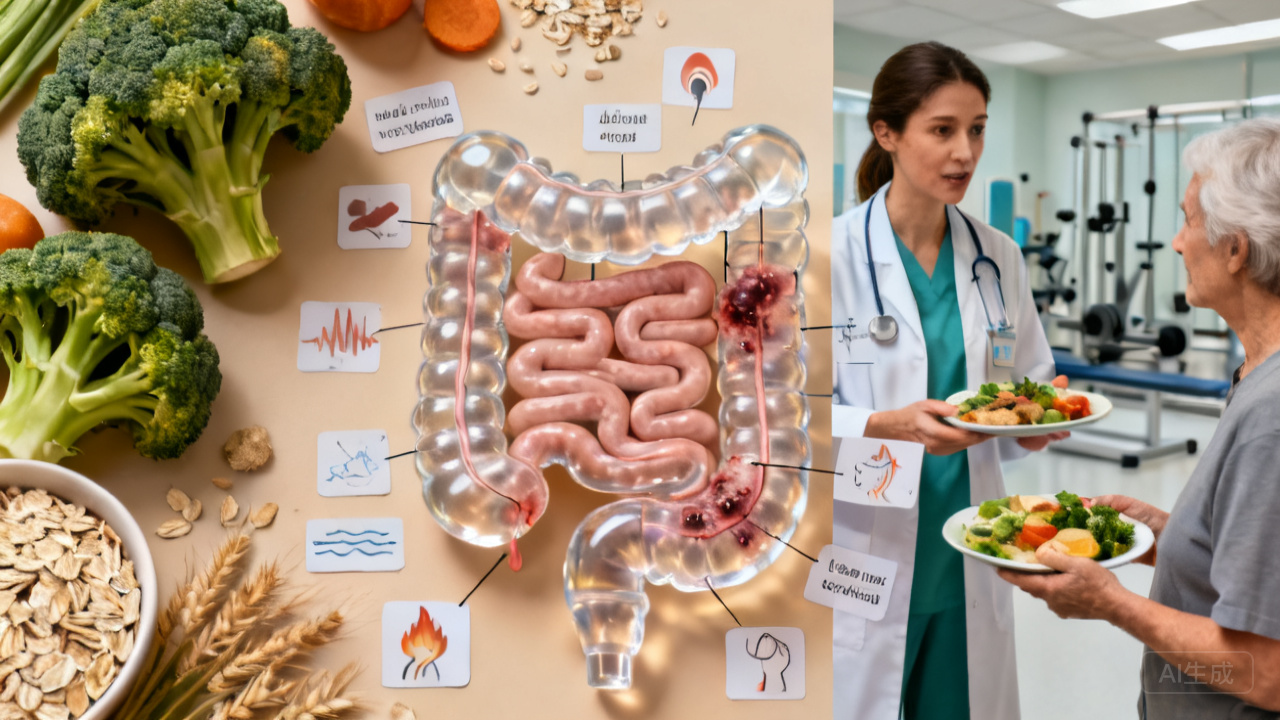 肿瘤治疗营养支持:结直肠癌肠道症状管理与膳食纤维调节实用指南