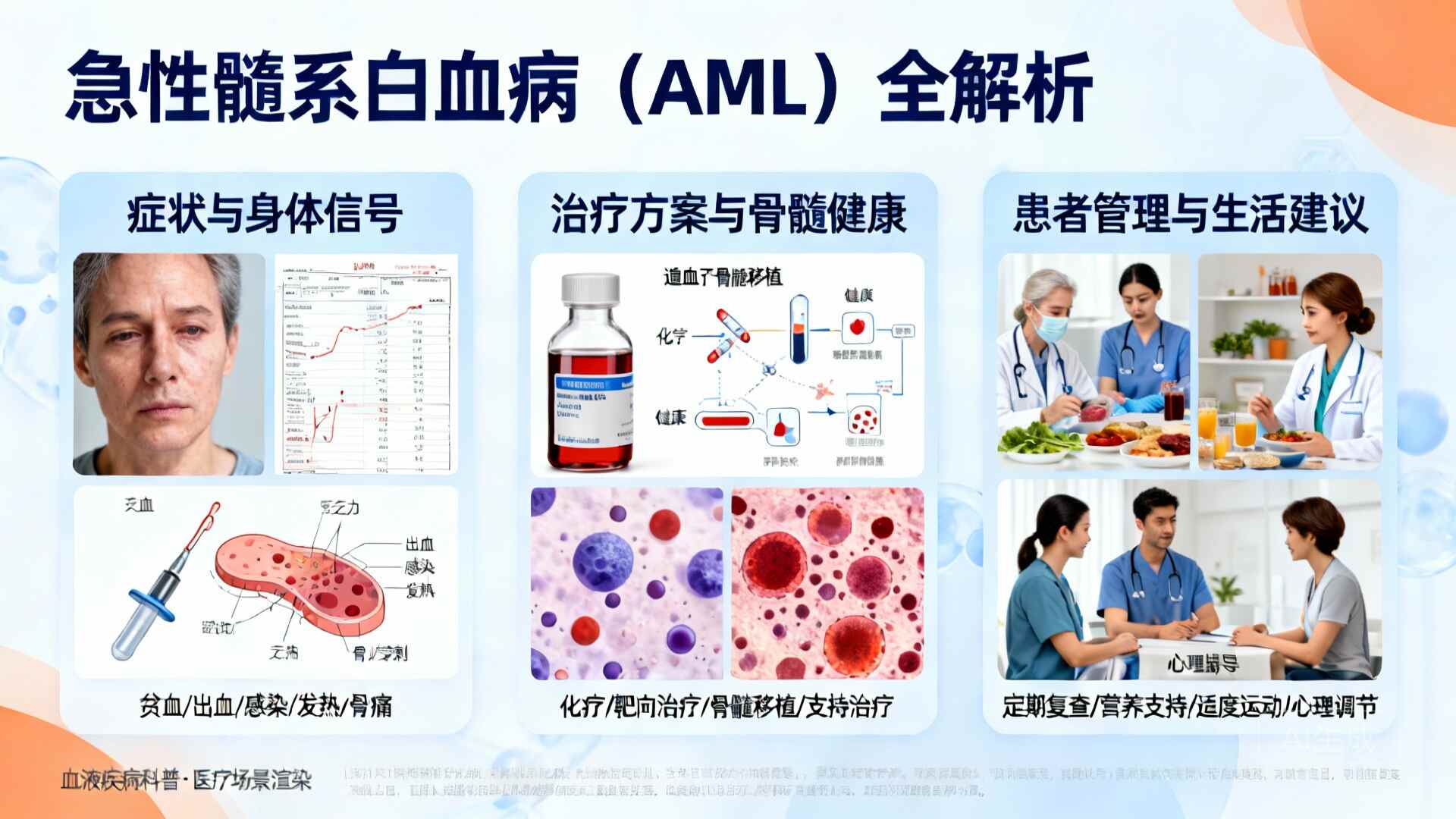 科普，急性髓系白血病：全面了解与应对指南封面图