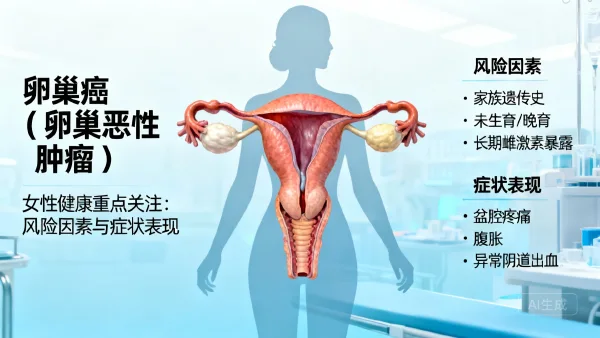 深入了解卵巢恶性肿瘤:风险、症状与管理策略