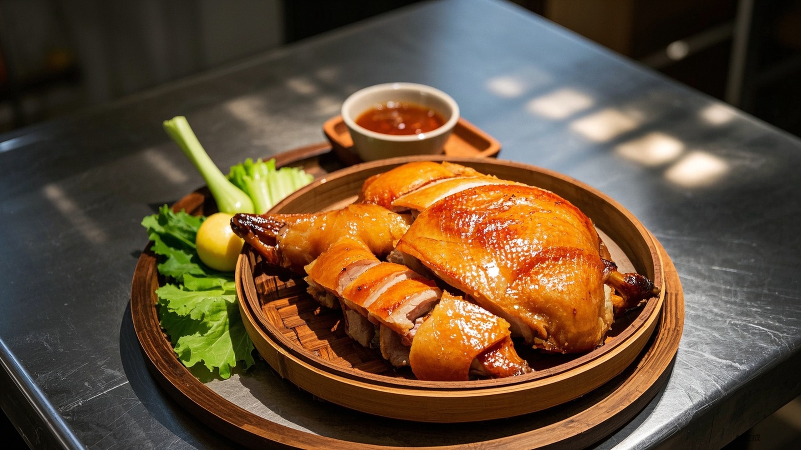 北京烤鸭：热量与美味的完美平衡