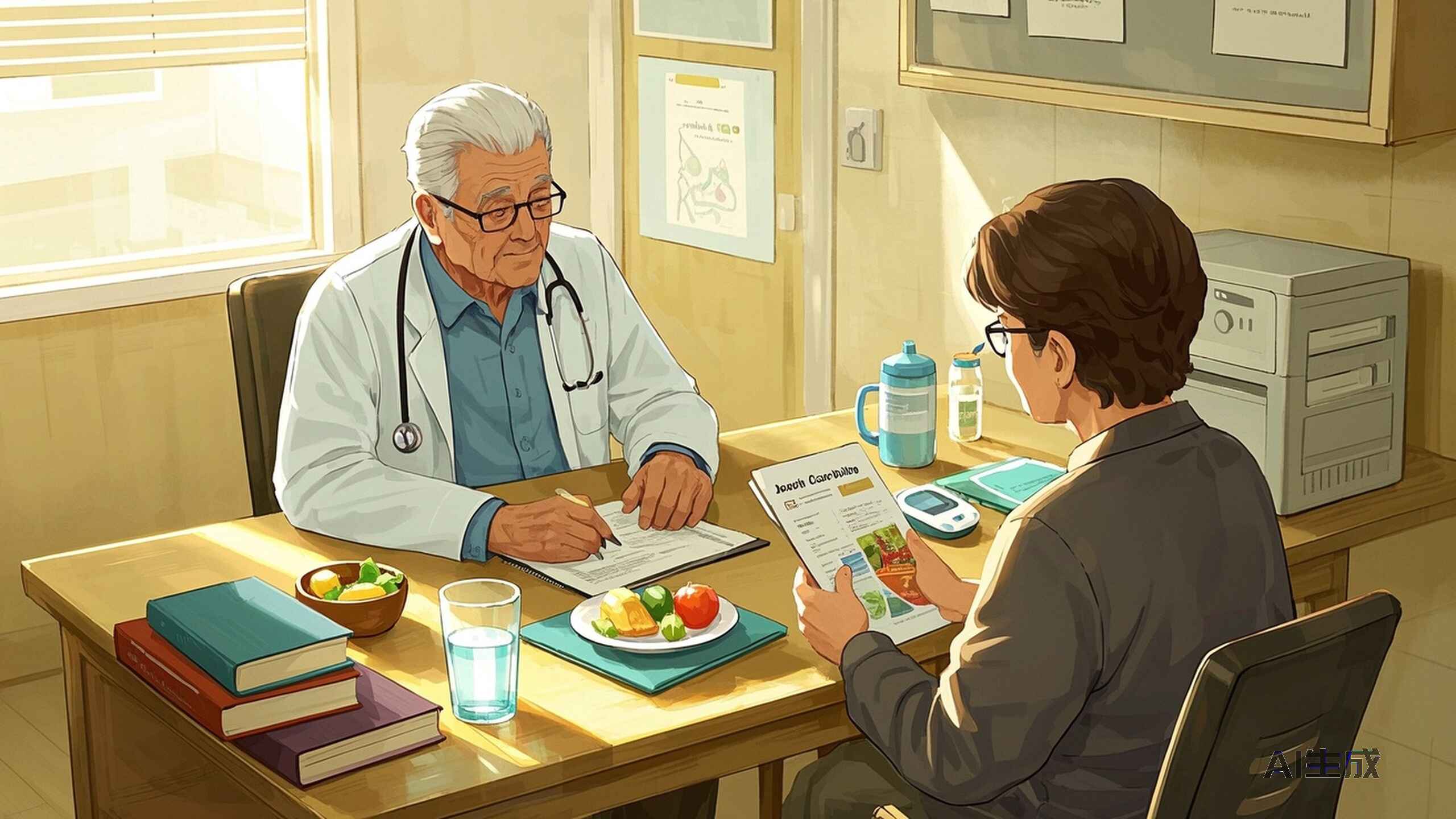 科普,2型糖尿病老年人治疗指南:实用方法与科学认知封面图