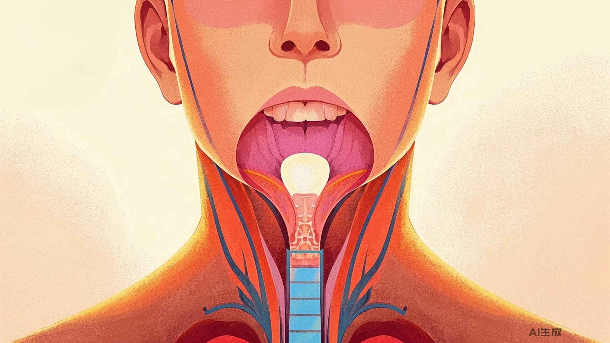 科普，急性咽喉炎疼痛？应对方法与自我检查指南封面图