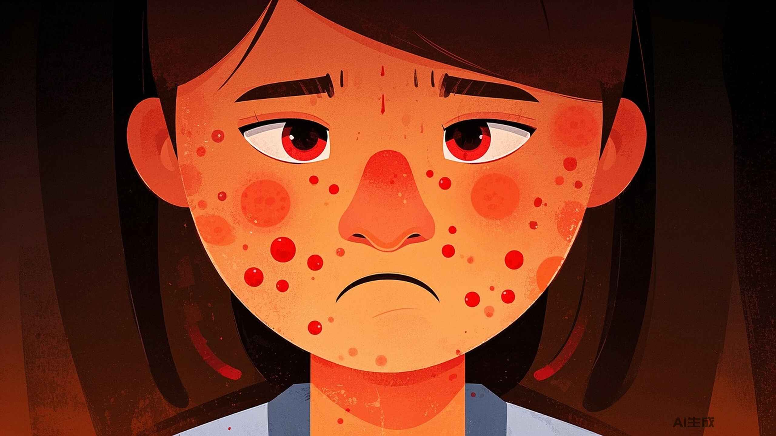 科普，玫瑰糠疹：从红色<span style="color: #da4707">斑</span>点到全身防线的旅程解析