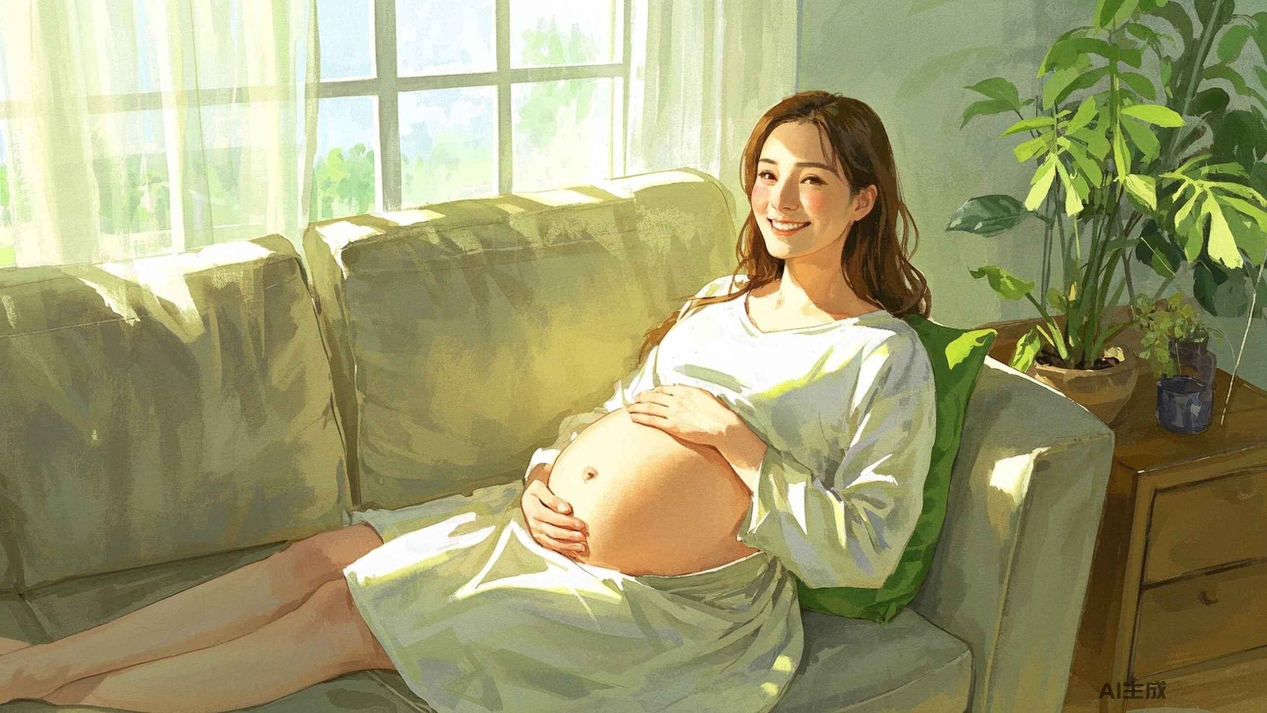 科普，孕妇腹痛：认识、应对与平衡生命的美丽之旅封面图