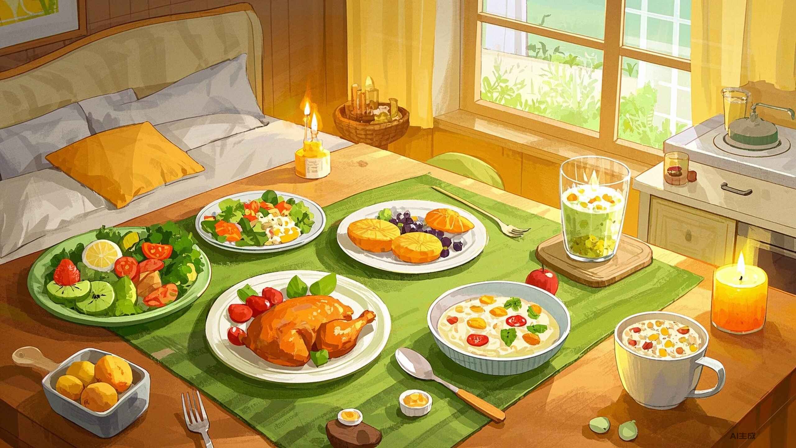 科普，健康<span style="color: #da4707">梦乡</span>的秘密：饮食与睡眠的完美结合