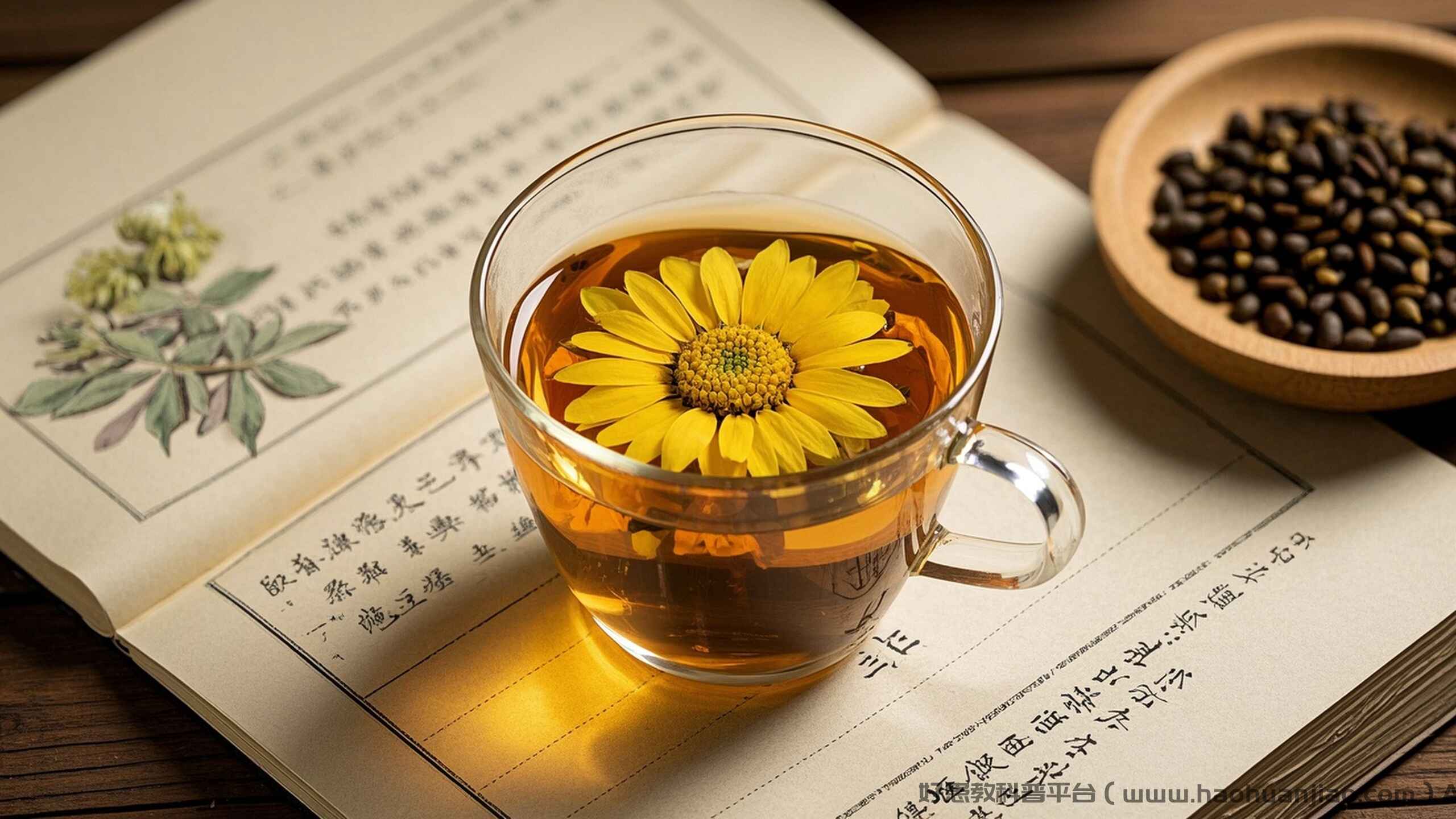 科普,菊花决明子茶:破译“郁热型肥胖”能量密码