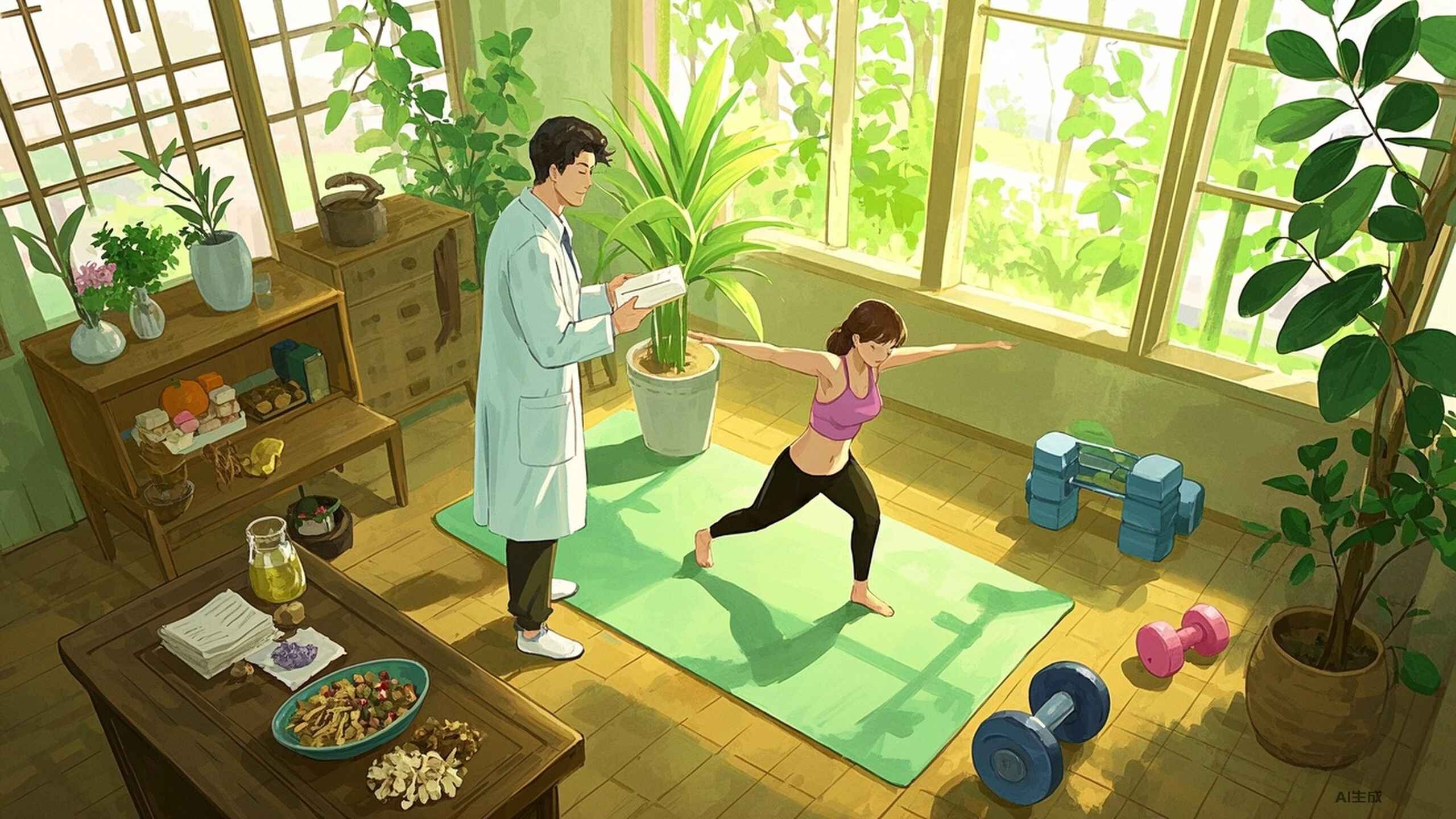 科普，中医智慧与<span style="color: #da4707">运动</span><span style="color: #da4707">减肥</span>：提升健康的新探索