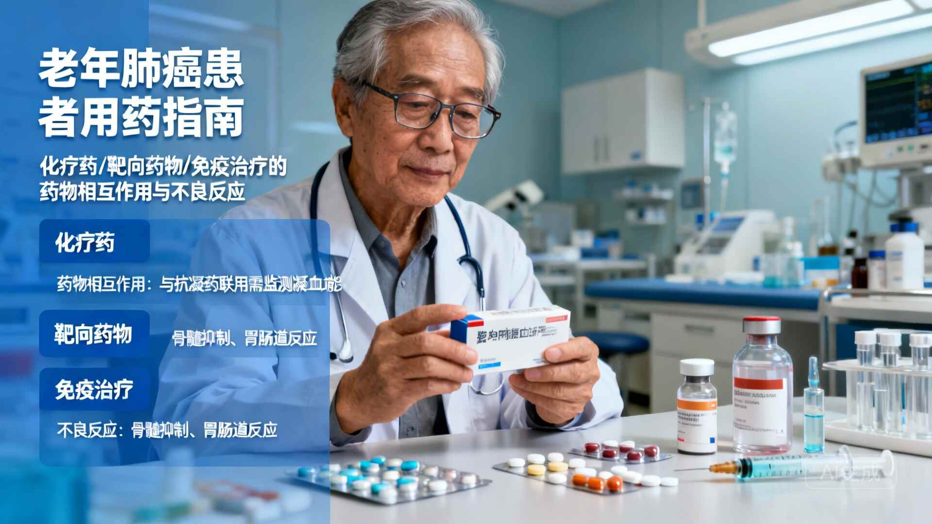 科普，<span style="color: #da4707">肺癌</span>四期药品使用指南：老年<span style="color: #da4707">患者</span><span style="color: #da4707">安全</span><span style="color: #da4707">用药</span>关键细节