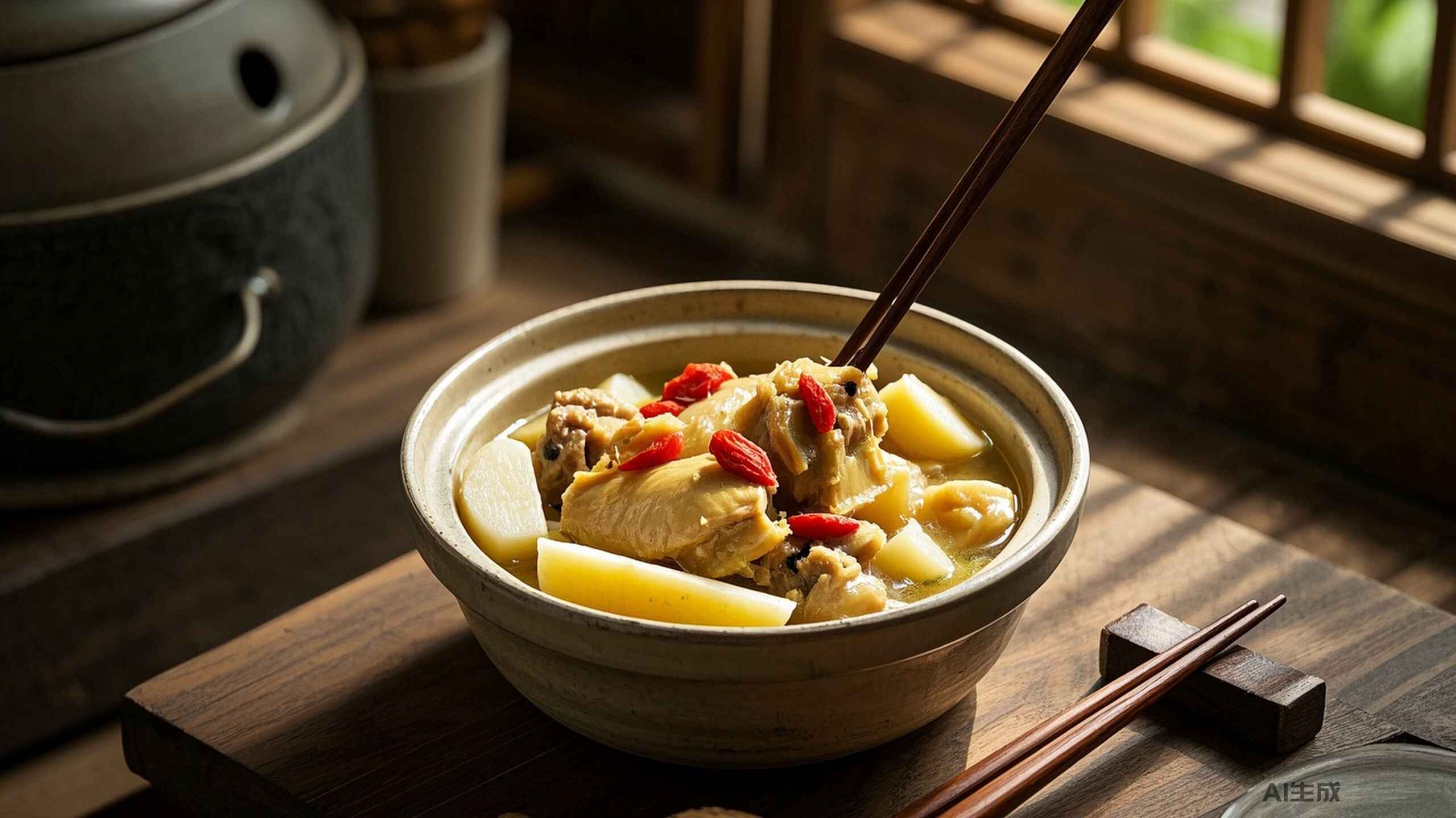‌脾虚腹泻者的救星：一<span style="color: #da4707">粥</span>两味如何实现<span style="color: #da4707">中医</span>"损谷则愈"的<span style="color: #da4707">养生</span>智慧‌