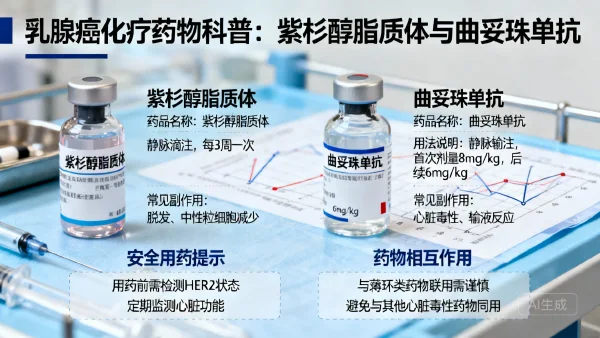 乳腺癌临床分期1常用药品使用指南