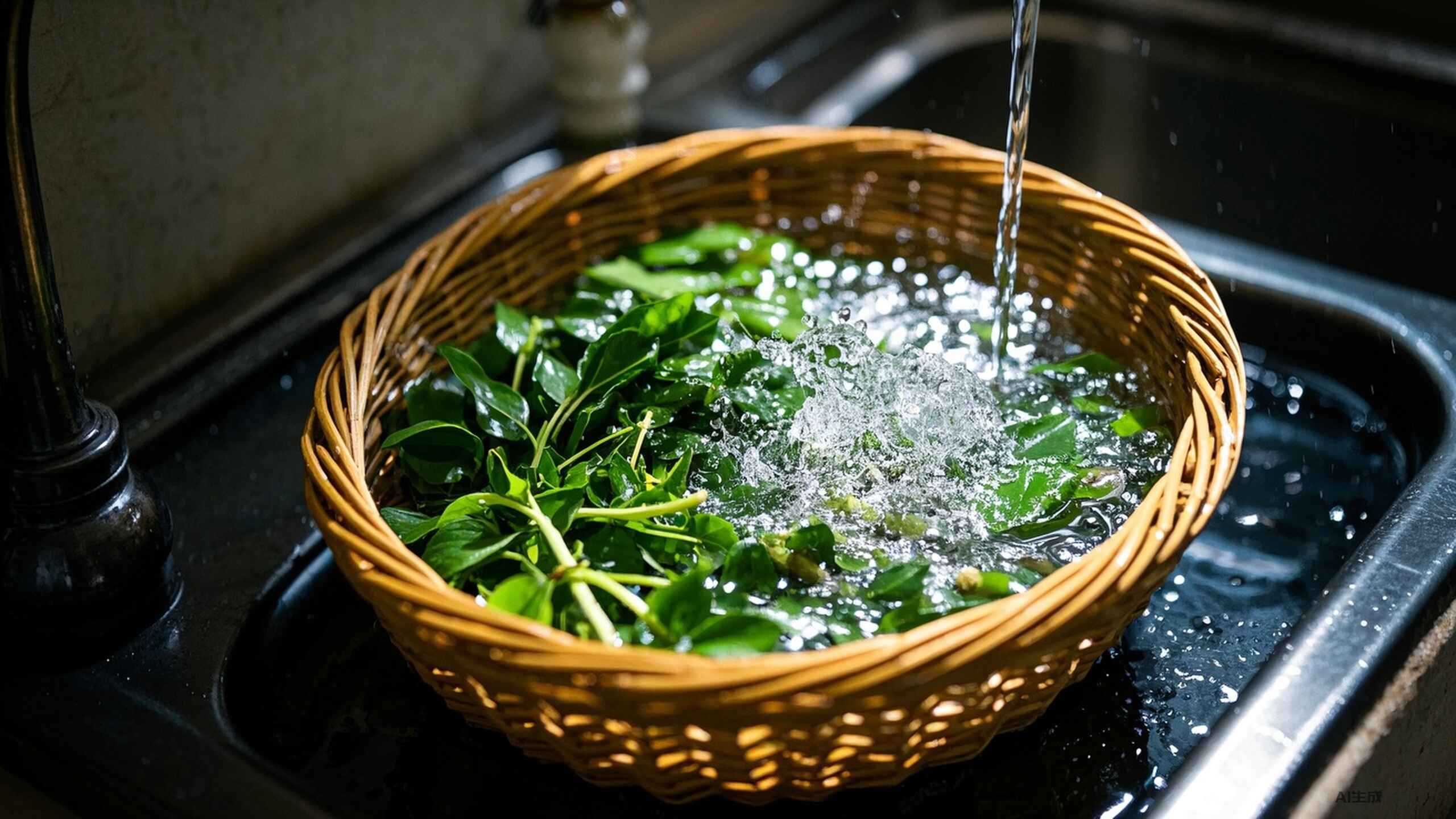 科普，花叶类药材的<span style="color: #da4707">清洗</span>艺术：确保药效与安全的关键细节