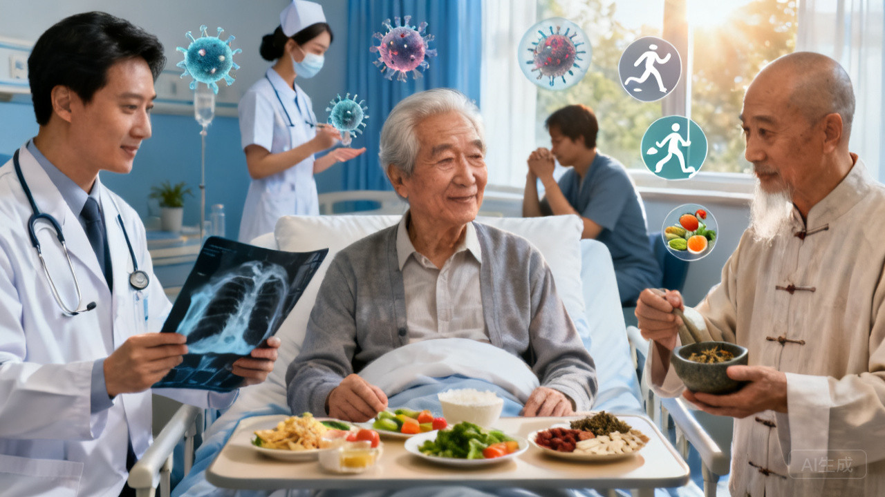老年癌症患者的营养与心理健康指导:中西医结合下的科学防治与温暖陪护