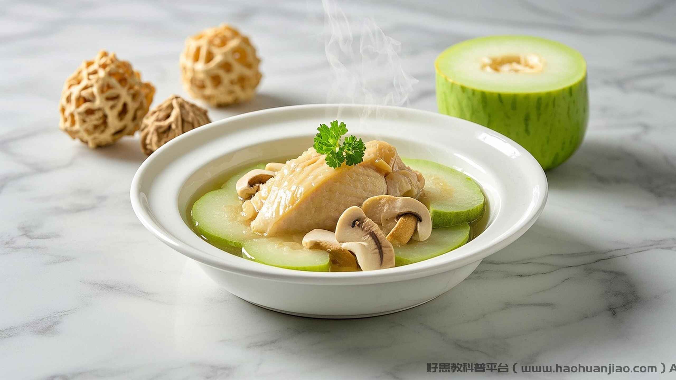 冬瓜茯苓蒸鸡：中医视角下的祛湿减脂<span style="color: #da4707">方</span>