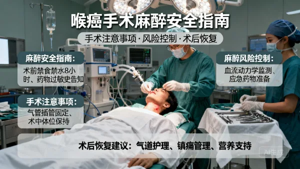 喉癌手术麻醉的安全与放心指南