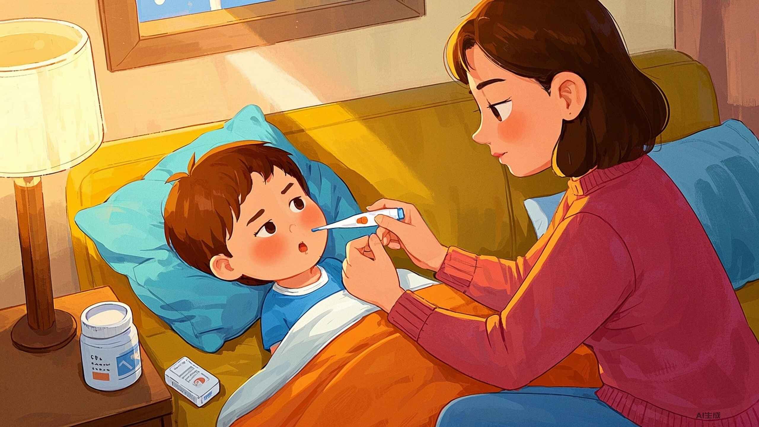 科普，孩子的<span style="color: #da4707">感冒</span>不再是烦恼：实用护理<span style="color: #da4707">技巧</span>与饮食调理指南