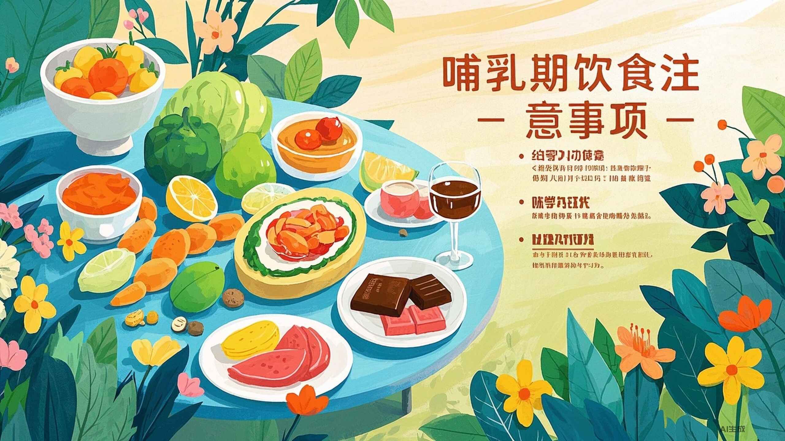 科普，母乳喂养期间的<span style="color: #da4707">饮食</span><span style="color: #da4707">禁忌</span>与营养指南
