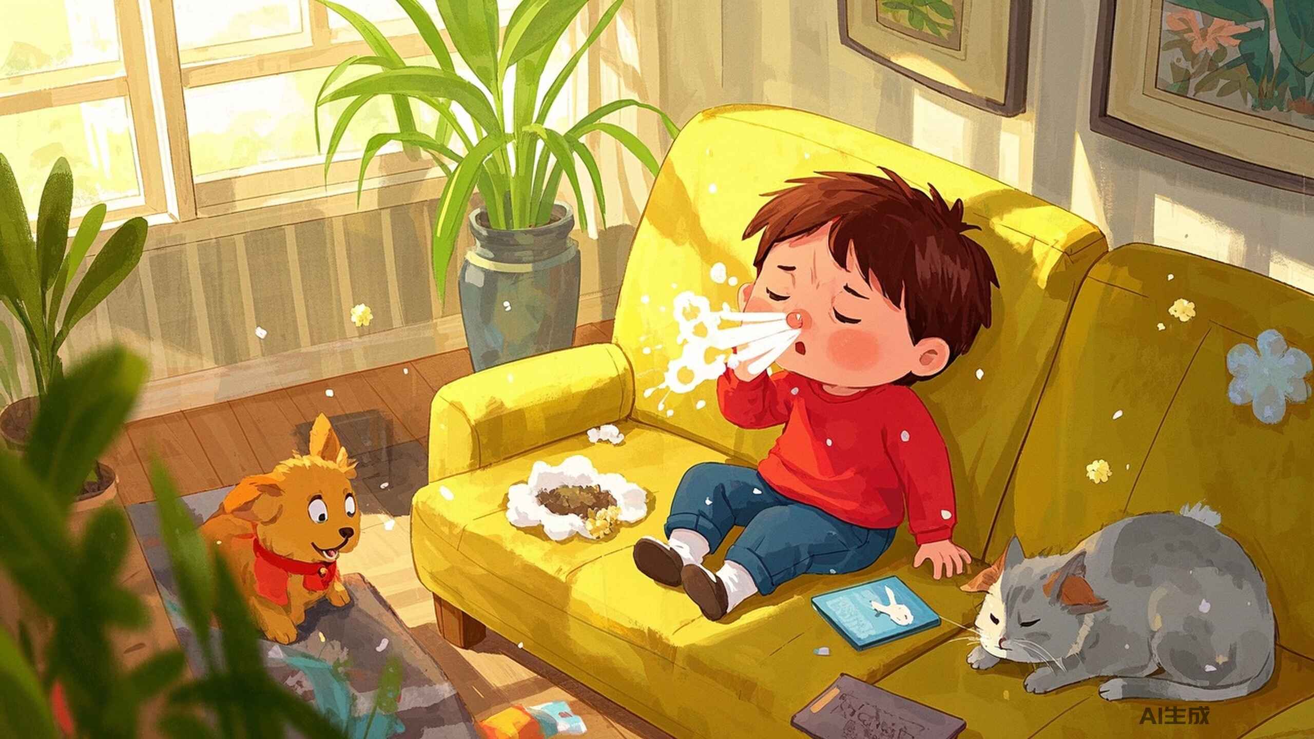 科普，过敏性哮喘的诱发因素全景解析：从诱因到应对策略封面图
