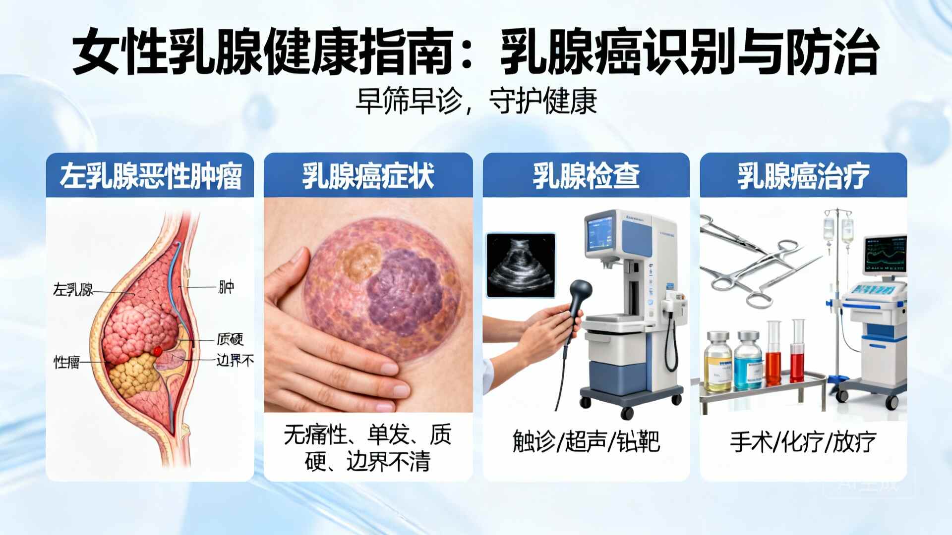 科普，了解<span style="color: #da4707">左</span><span style="color: #da4707">乳腺</span><span style="color: #da4707">恶性肿瘤</span>：症状、检查与治疗的全面指南