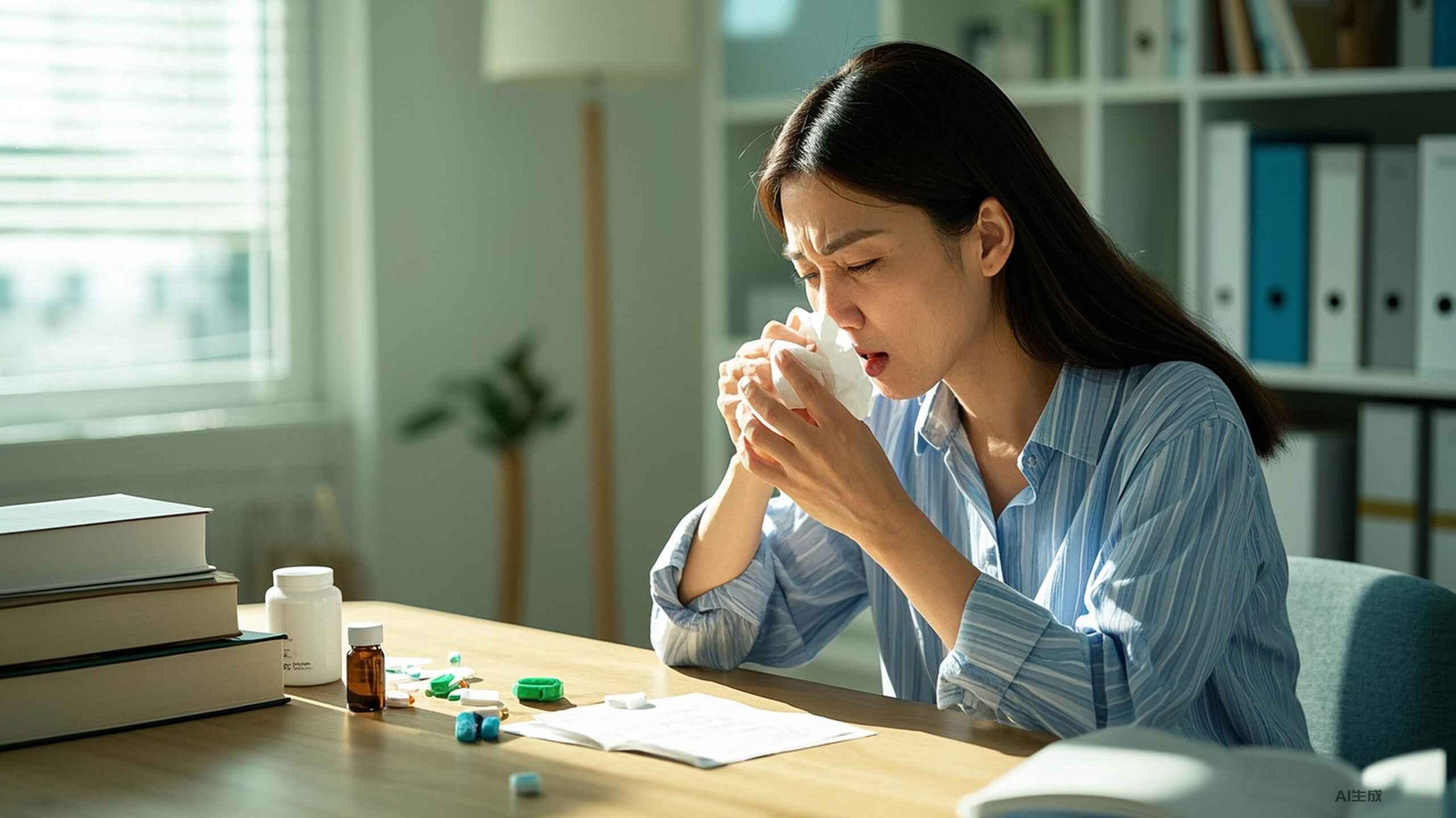 科普，冬季鼻尖叙事：探秘过敏性鼻炎的<span style="color: #da4707">晨</span>习惯