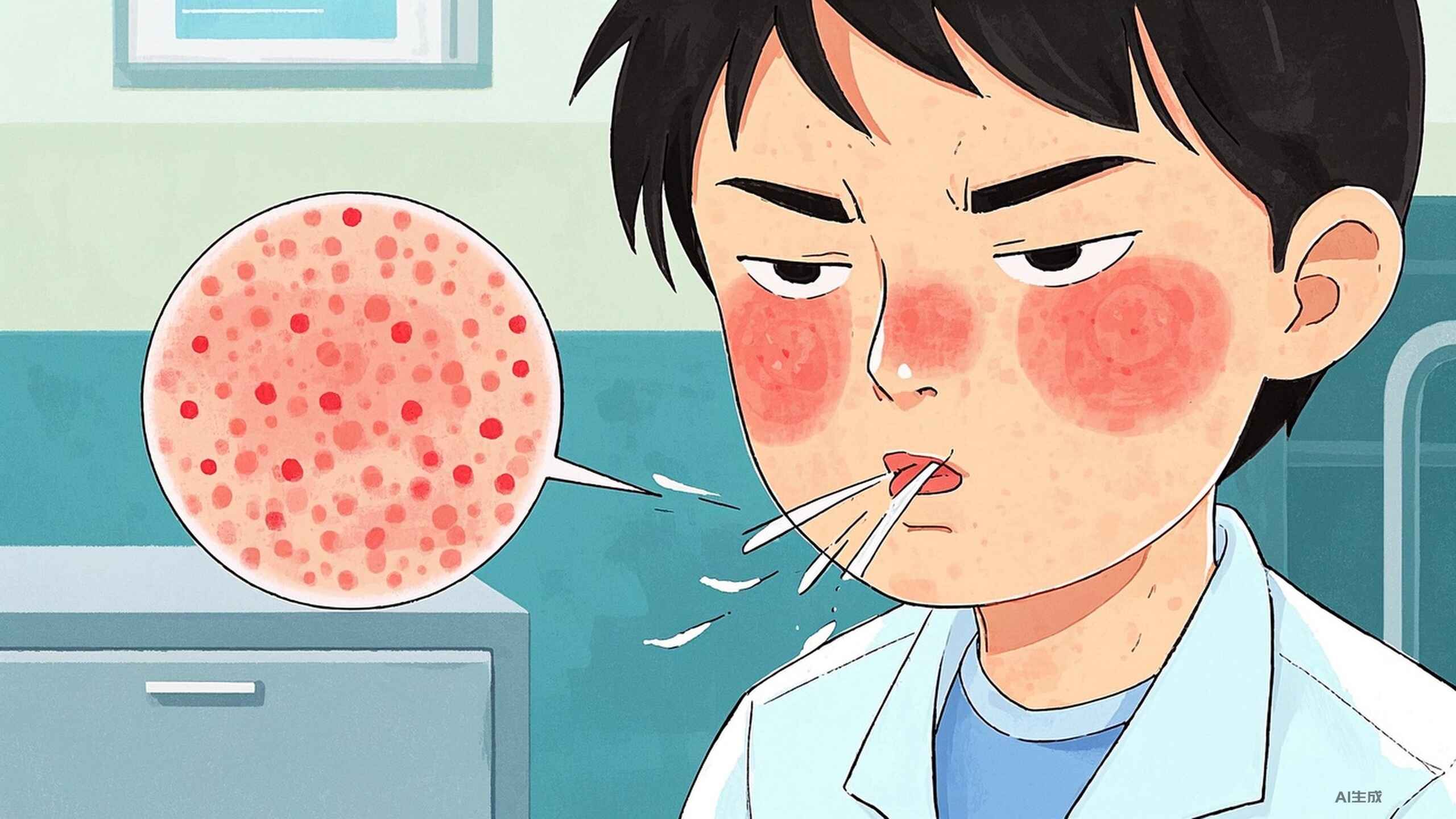 科普，揭秘麻疹：传染性极强的"隐形杀手"及其预防策略封面图