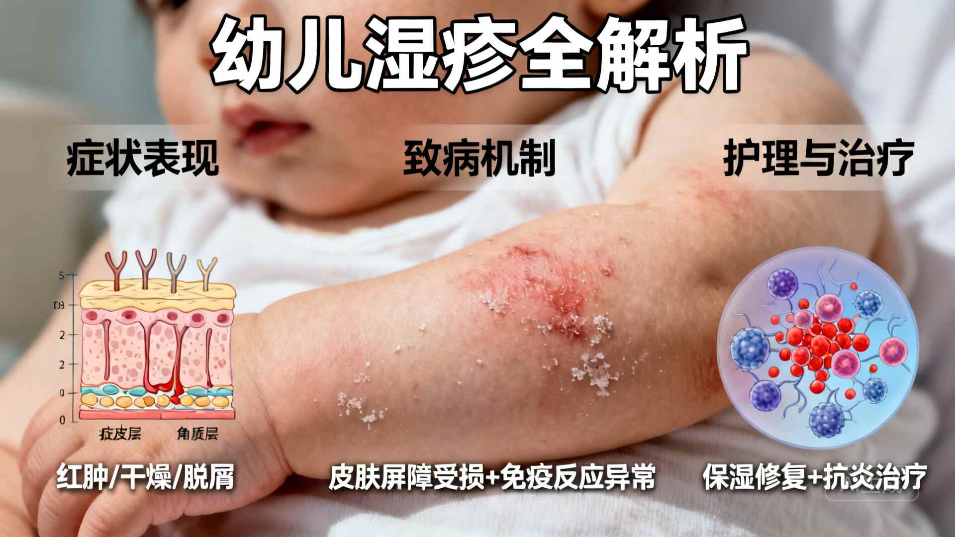 科普,湿疹与过敏反应:你需要了解的症状、治疗与日常管理封面图