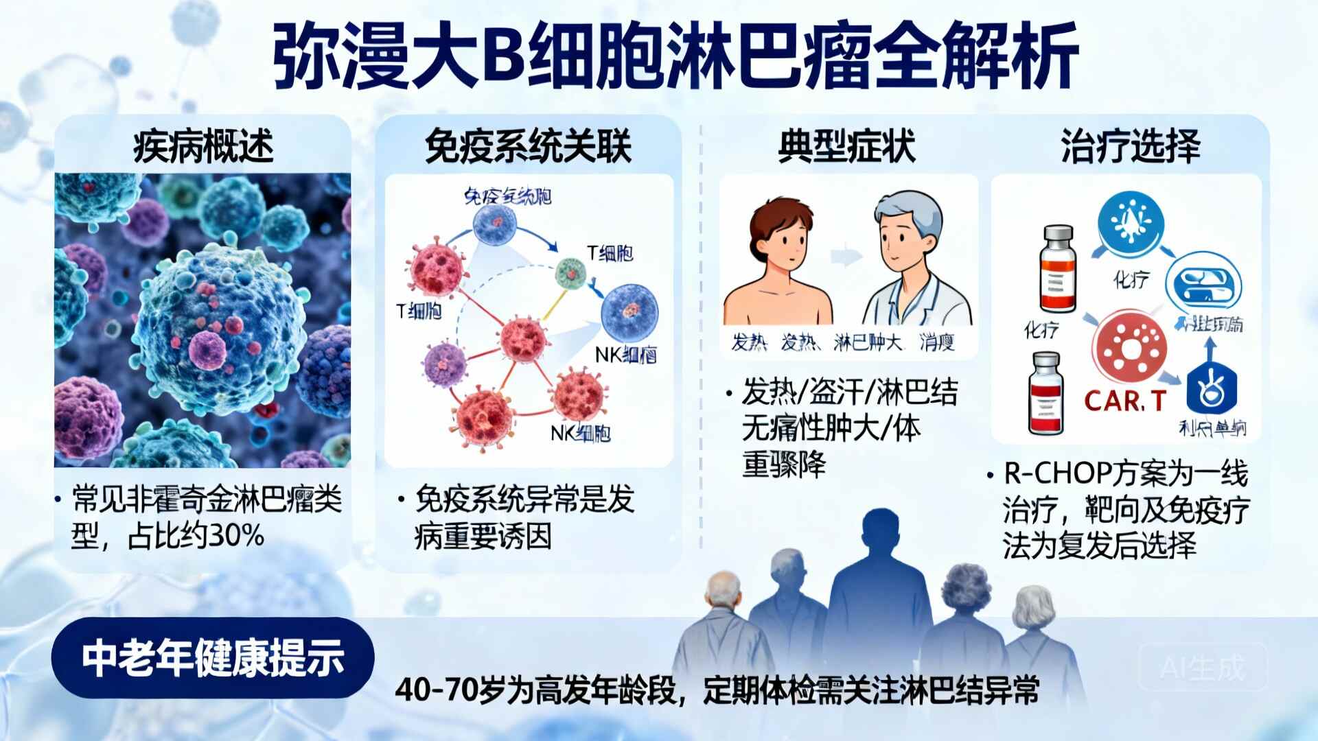 科普，弥漫大B细胞淋巴瘤通俗指南：走近<span style="color: #da4707">免疫系统</span>“考验”