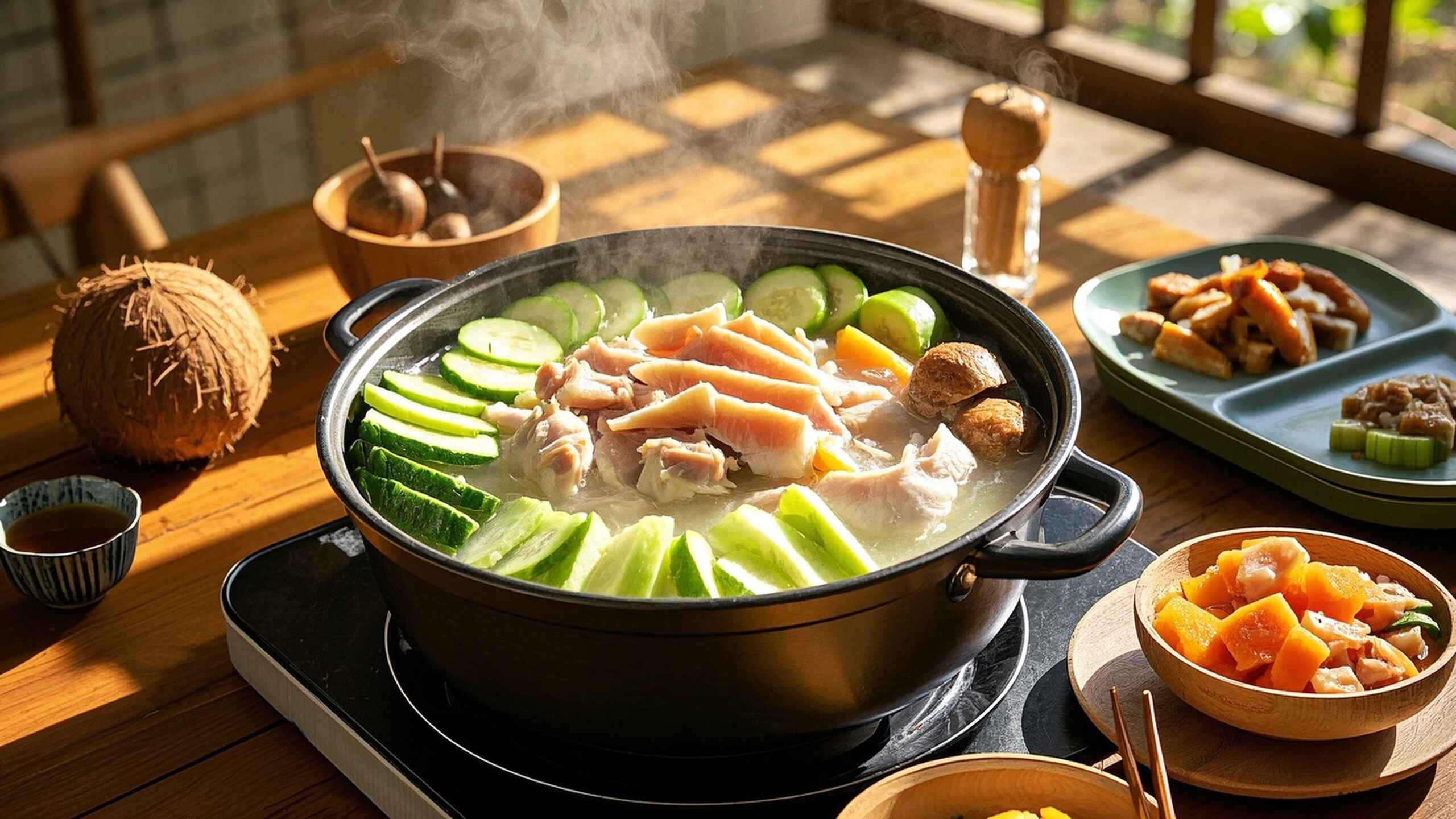 科普，海南椰子鸡火锅：健康<span style="color: #da4707">低</span>卡美味的完美<span style="color: #da4707">选择</span>