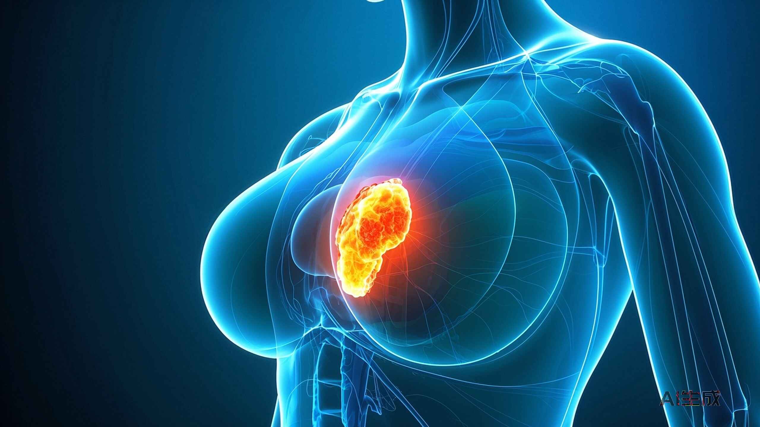 科普,乳腺恶性肿瘤健康科普指南封面图