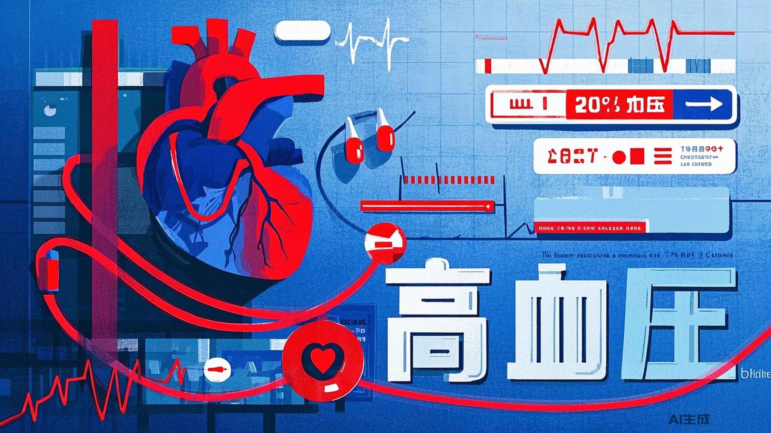科普，高血压：隐形<span style="color: #da4707">杀</span>手背后的并发症揭秘