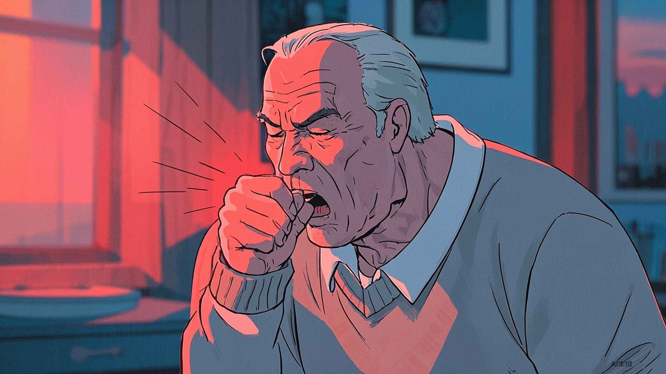 科普，<span style="color: #da4707">老人</span>的防呛咳攻略：保护<span style="color: #da4707">健康</span>的关键