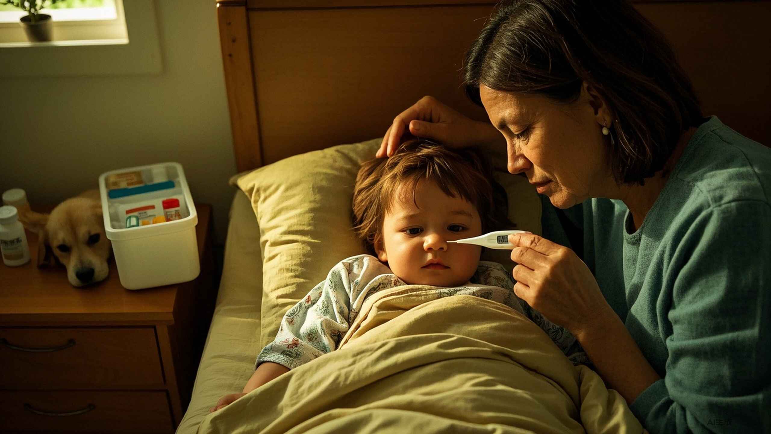 科普，小小温度，大大关怀：<span style="color: #da4707">儿童</span><span style="color: #da4707">发烧</span>家庭护理指南