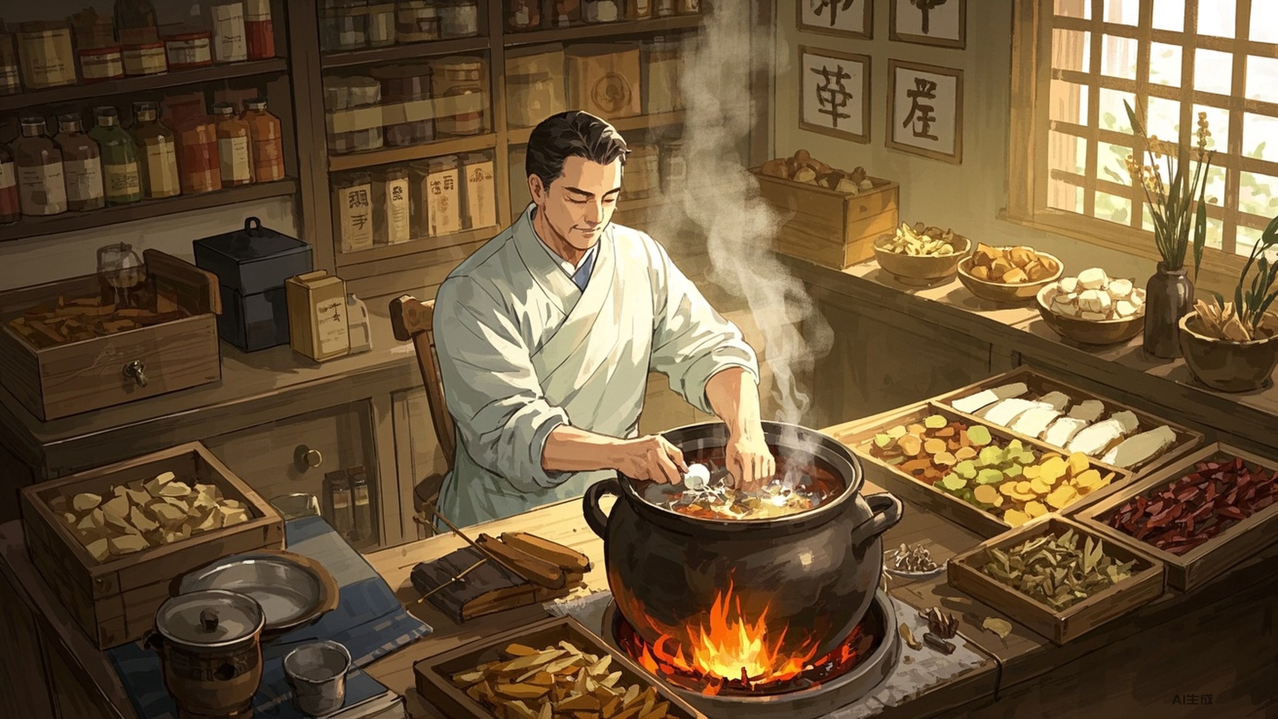 热敏成分的煎煮艺术：中医中的保护与智慧