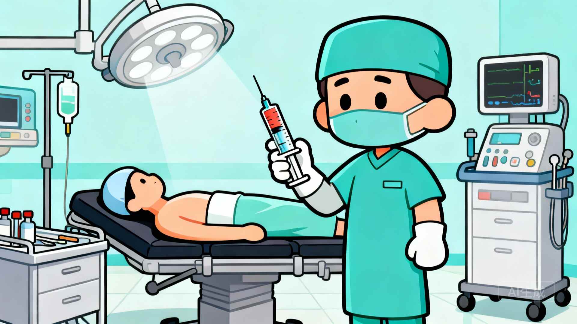 科普,麻醉管理与围术期护理:保障手术安全的实用指南封面图