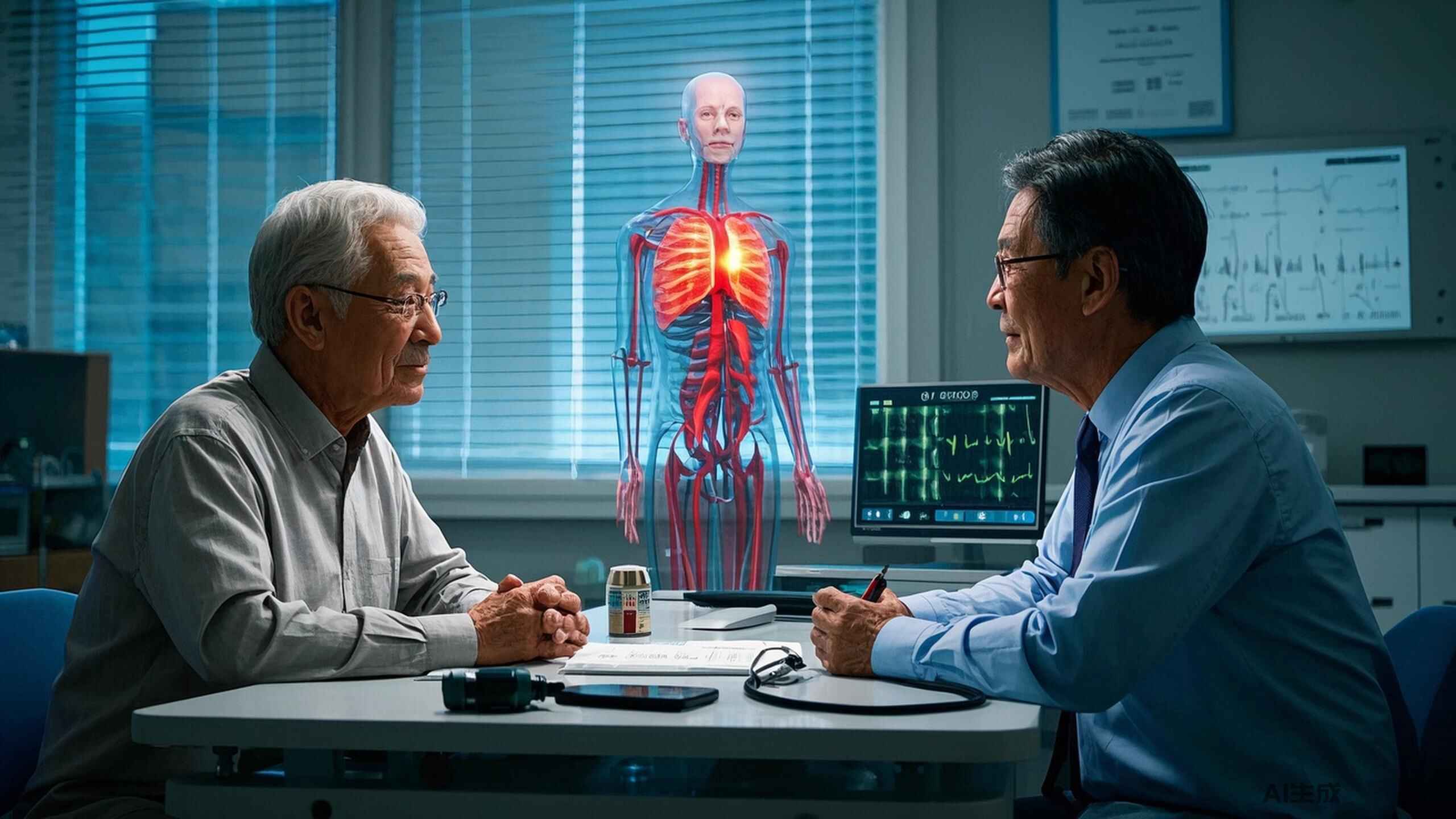 科普，气管炎和冠心病：银发一族不可忽视的“潜在杀手”！封面图