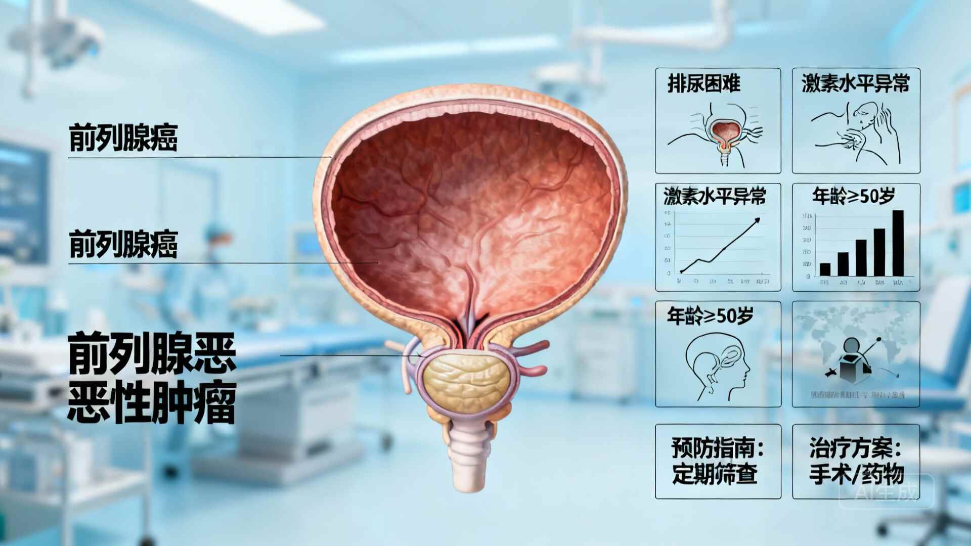 科普,前列腺恶性肿瘤:深入了解症状、致病机制及治疗方案封面图