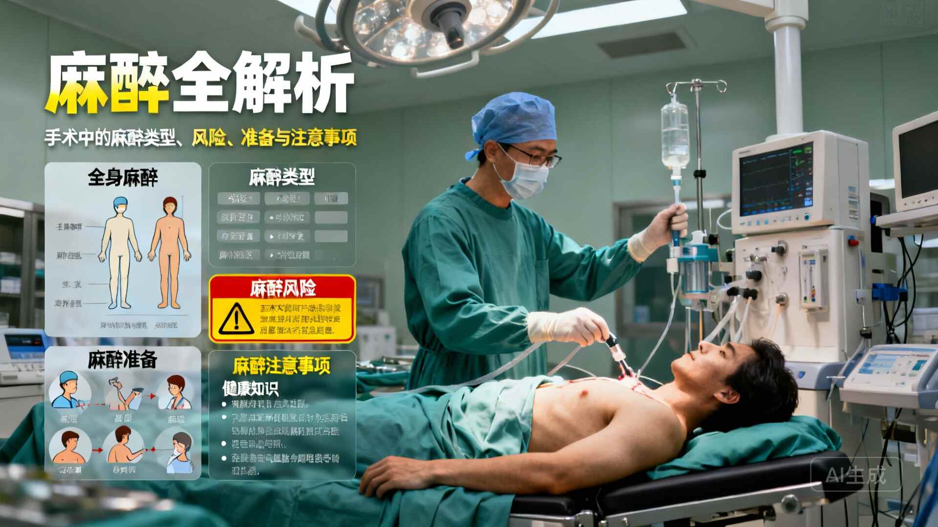 科普,麻醉领域的应用:你需要了解的健康知识封面图