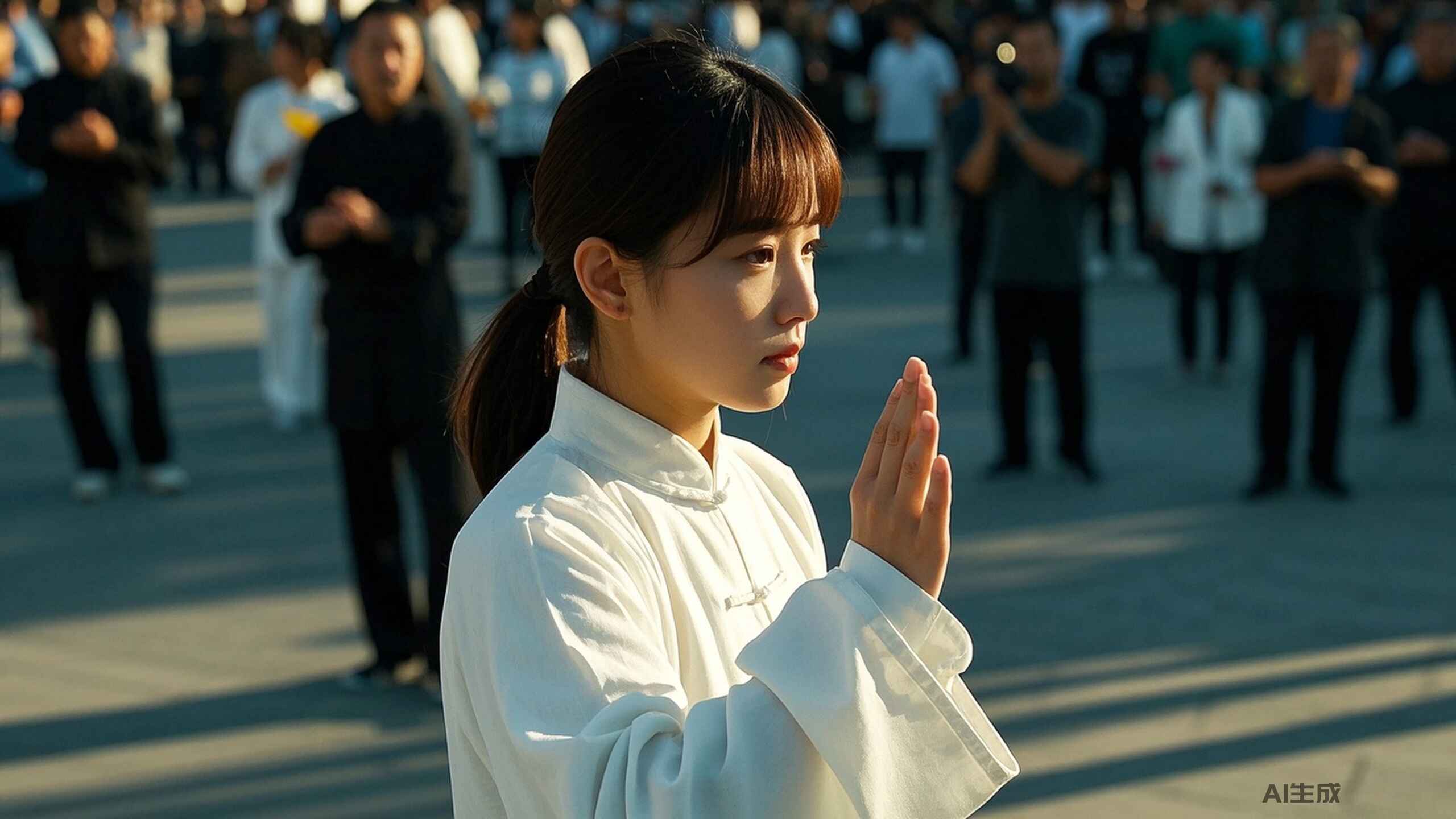 剑尖上的代谢革命:太极剑如何用“弧形轨迹”打通减肥任督二脉?
——从《黄帝内经》经络学说解析器械导引的燃脂密码