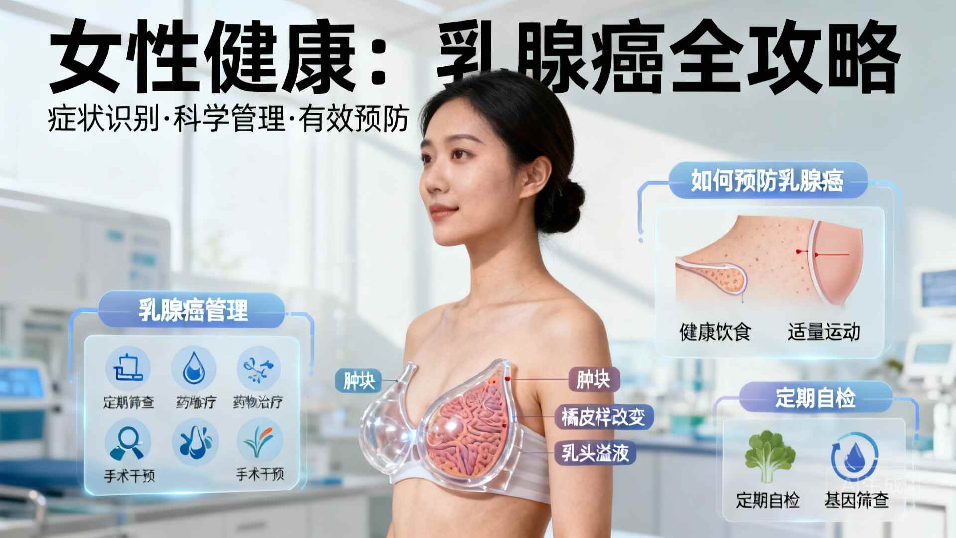 科普，<span style="color: #da4707">乳腺癌</span>：全面了解癥狀、<span style="color: #da4707">成因</span>及管理措施