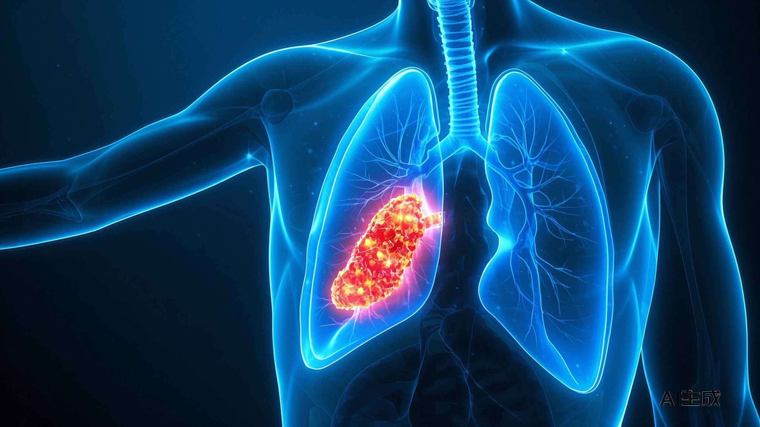 科普,深入了解右肺癌:病因、症状、诊断与治疗封面图