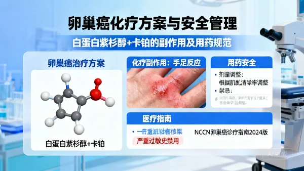 卵巢癌IV期用药实用指南：白蛋白紫杉醇、卡铂与手足反应细节解析 💊
