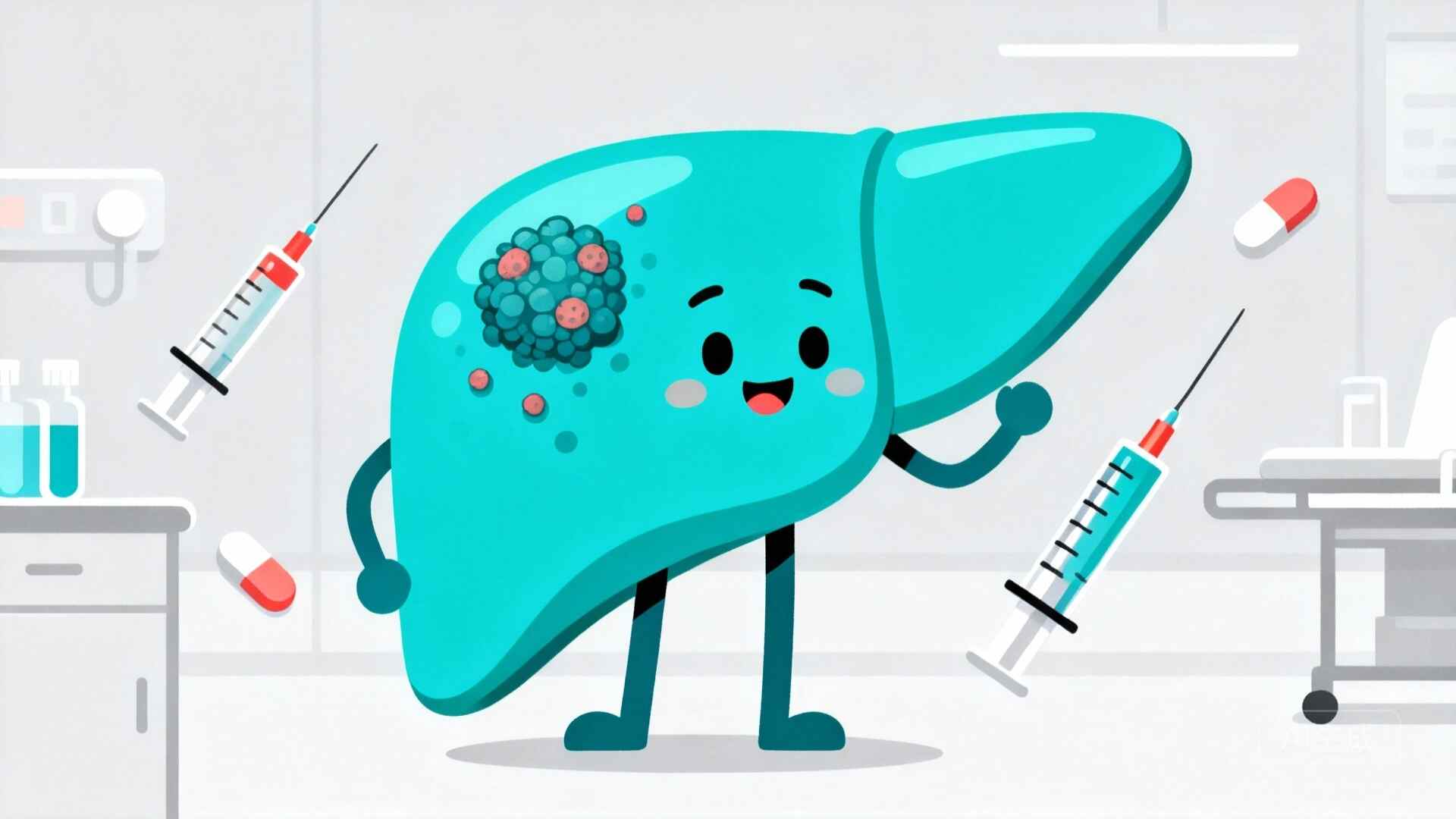 科普，肝癌局部与仑伐替尼用药全解：射频消融术、TACE及口服靶向药物关键要点封面图