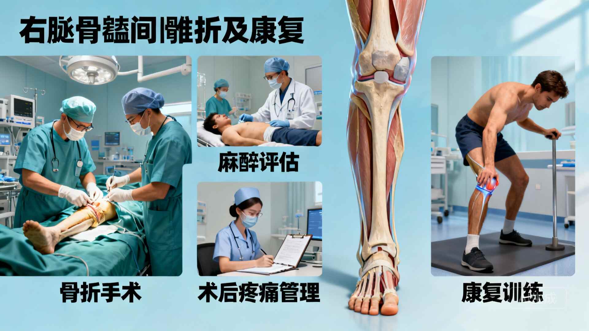 科普，了解右胫骨髁间嵴骨折与麻醉在围术期的作用：专业解读与实用指导封面图