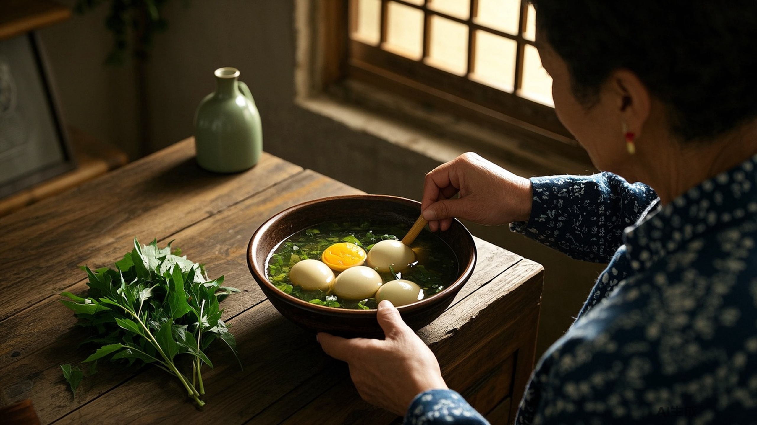 艾叶煮鸡蛋：温暖身体与心灵的健康秘笈