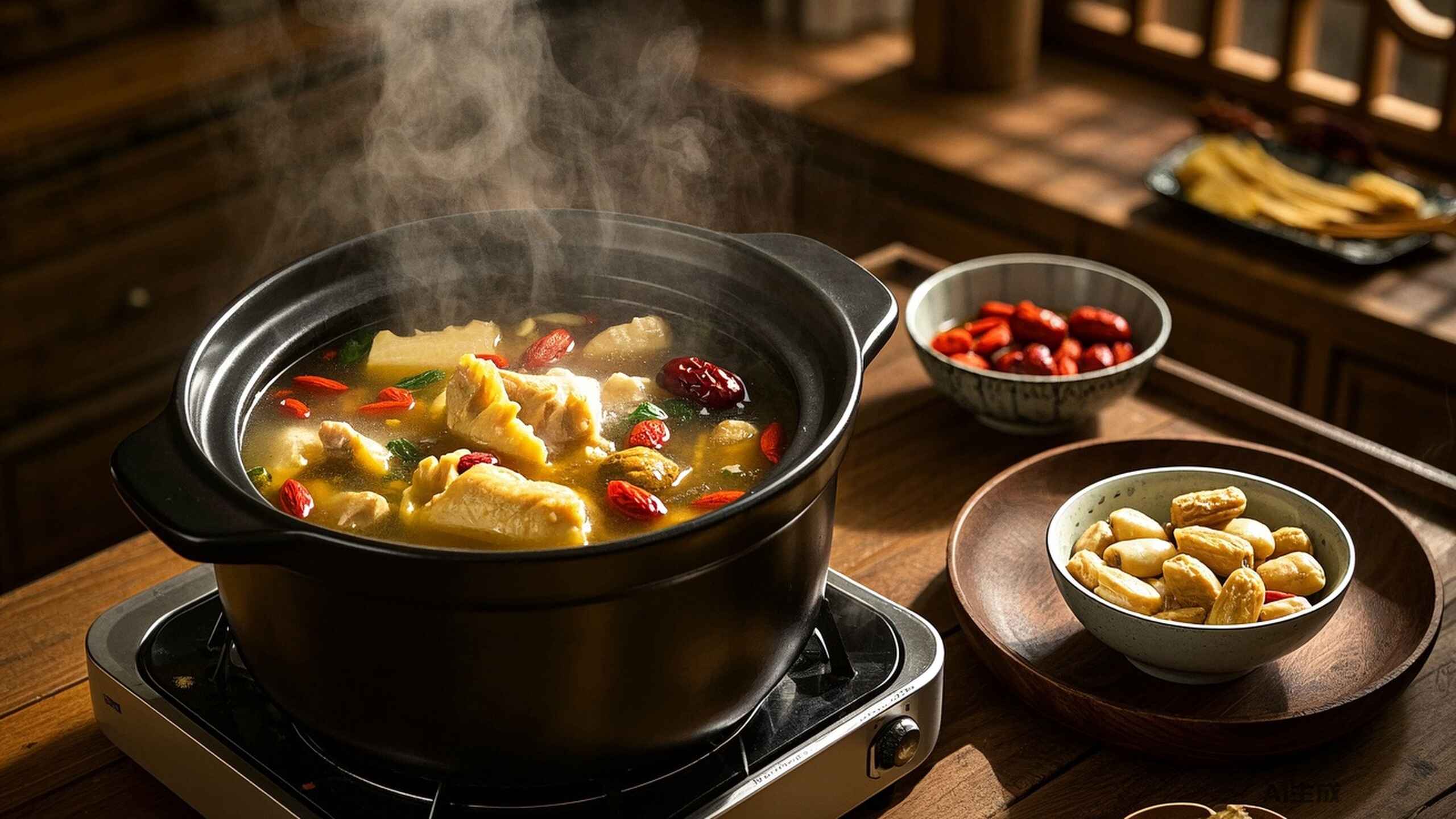 科普，药膳<span style="color: #da4707">煲</span><span style="color: #da4707">汤</span>：温暖你的身体与心灵的家庭智慧