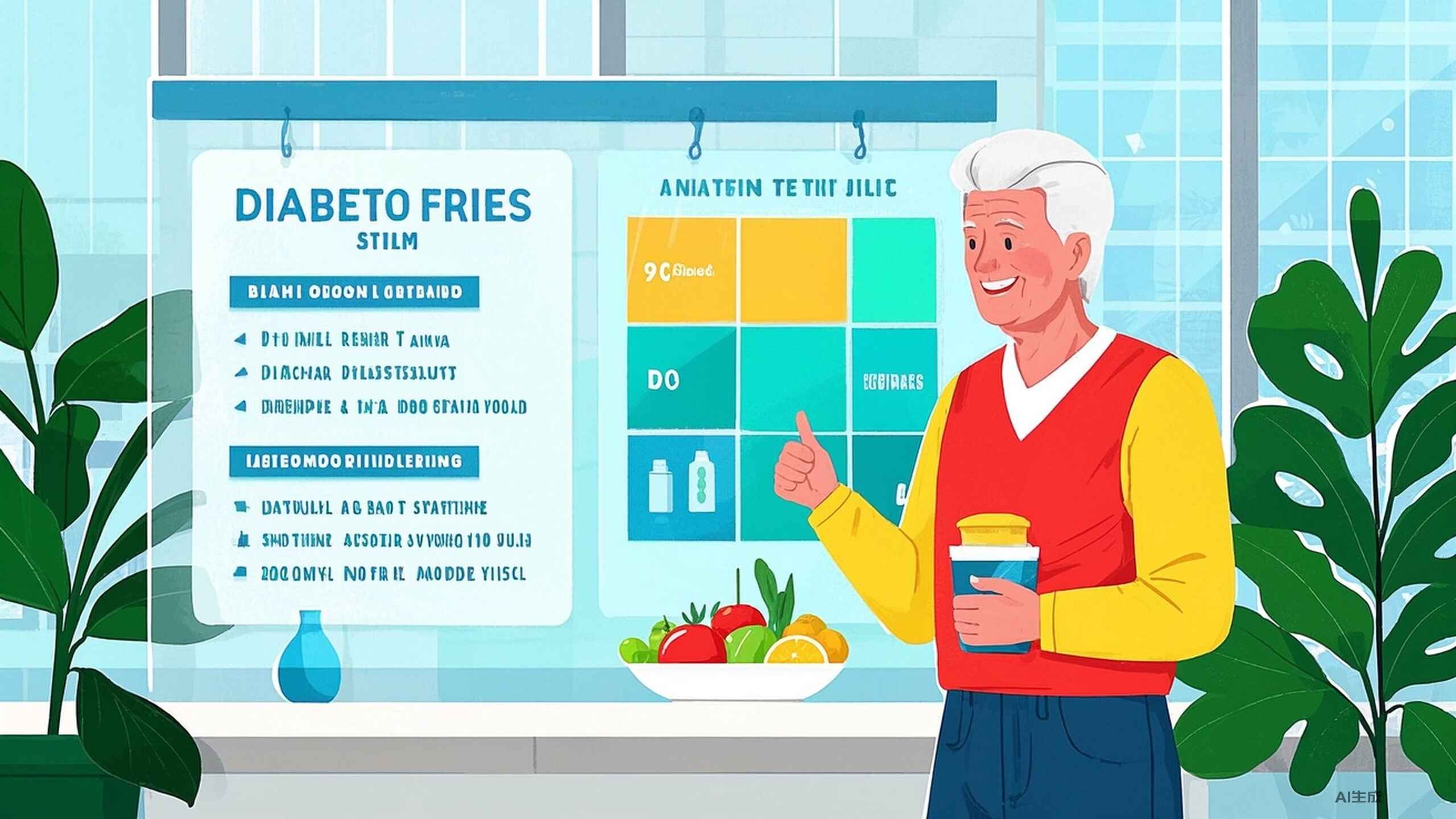 科普，聪明<span style="color: #da4707">营养</span>，和糖尿病说再见：<span style="color: #da4707">老年人</span>饮食指南