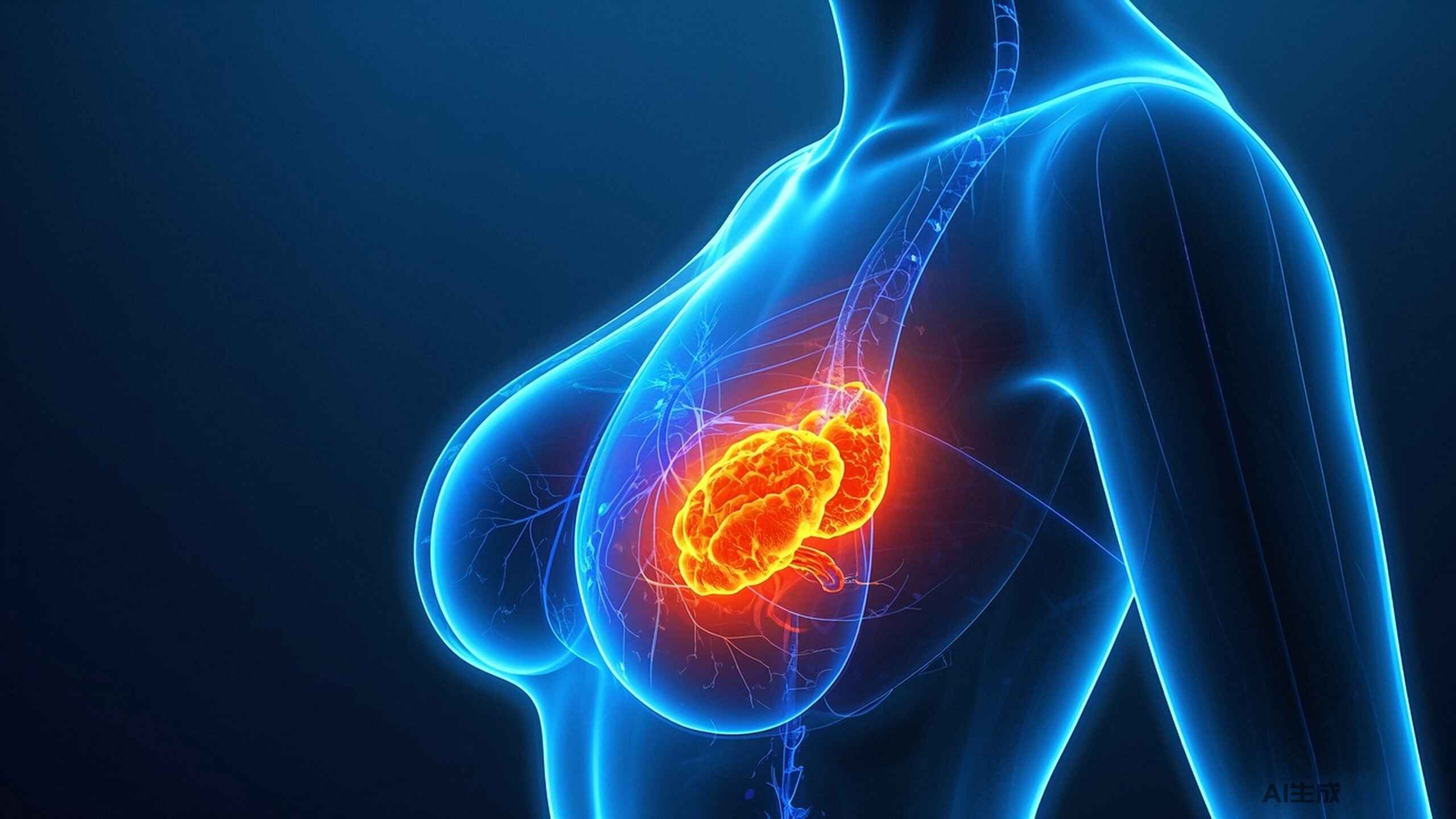 科普，乳房恶性肿瘤科普指南封面图