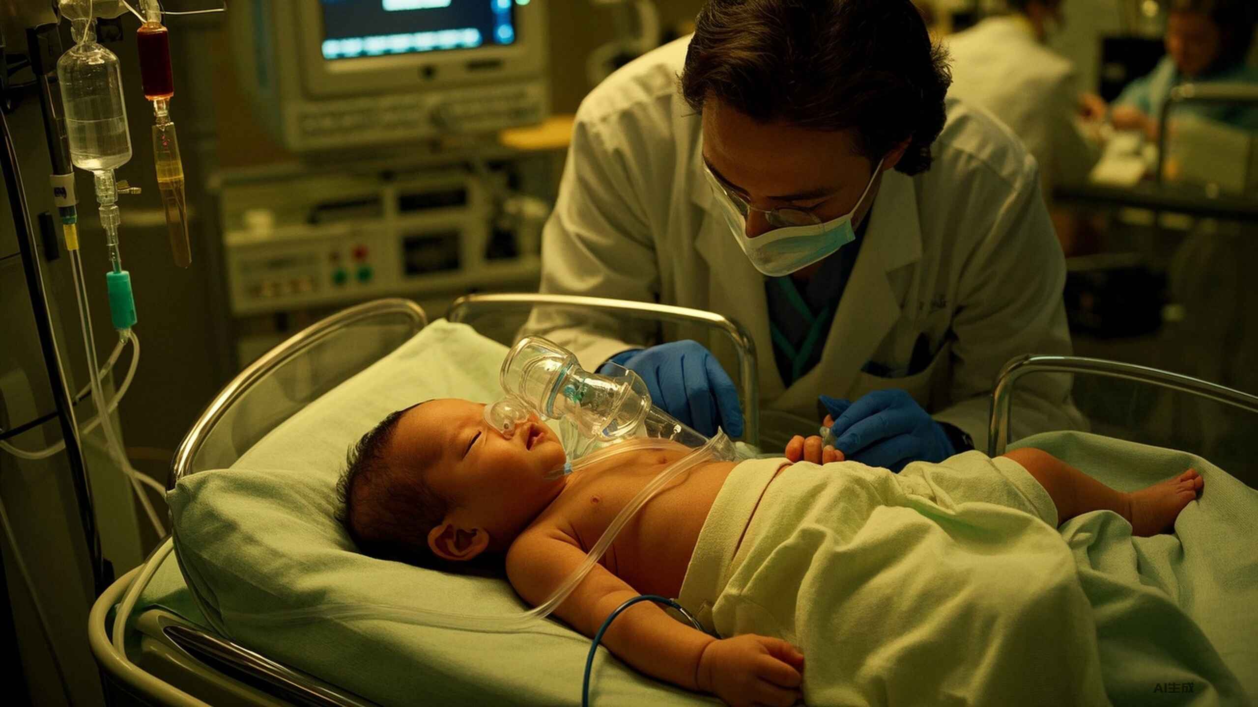 科普,新生儿呼吸窘迫综合征:治疗与护理的全面指南封面图